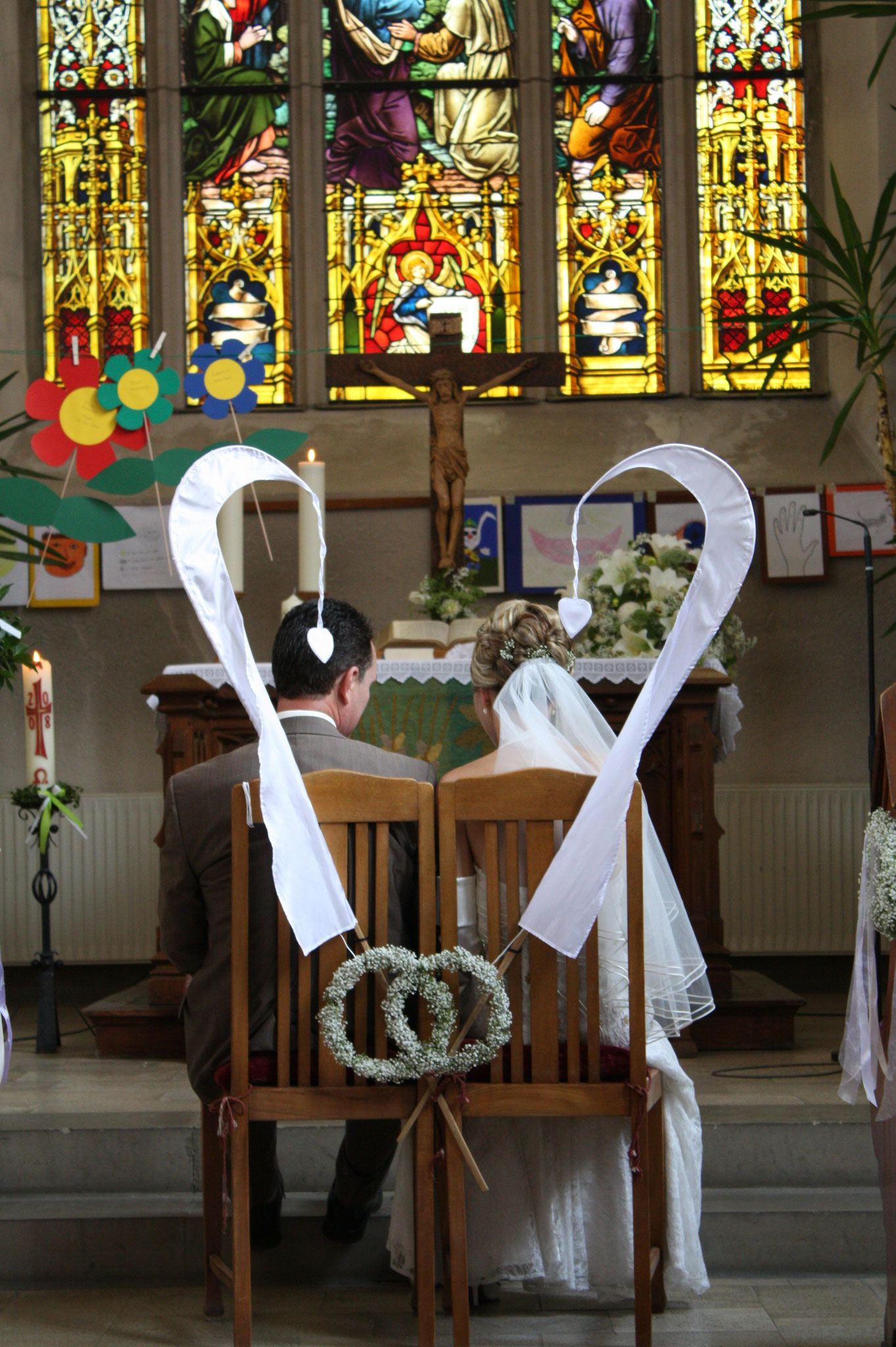 Trauung in der Kirche - Hochzeits- und Portraitfotografie