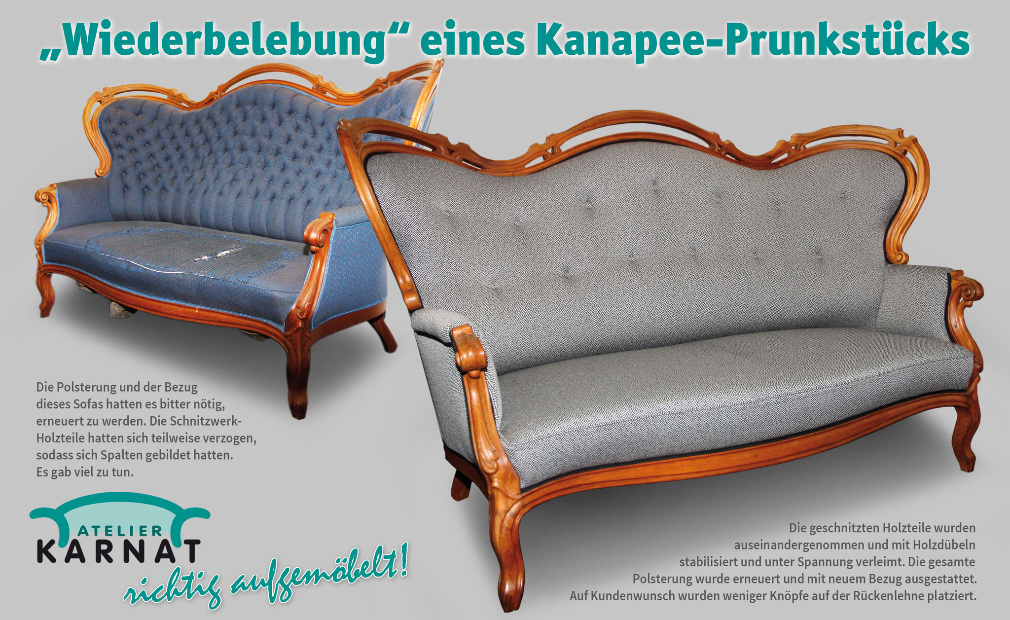 Sofas Auflagen Atelier Karnat Polsterei Raumausstattung Das Besondere An Ser Couch Sind Verstellbaren Armlehnen Um Sie Zu Kopfteil Und Fußteil Für Bequemes Liegen Verstellen Wurde Komplett