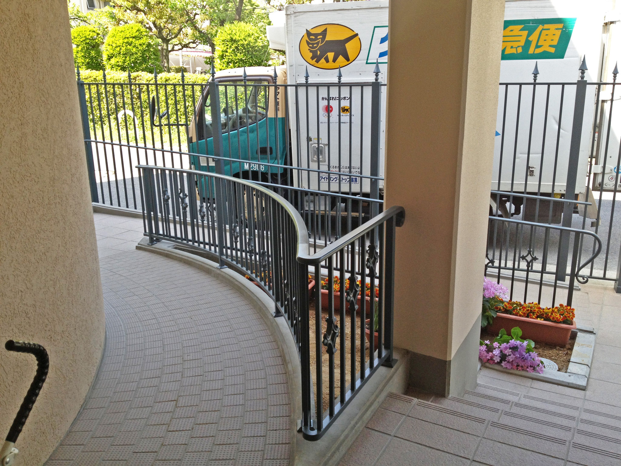 保育園 スロープ手摺（大阪府堺市）