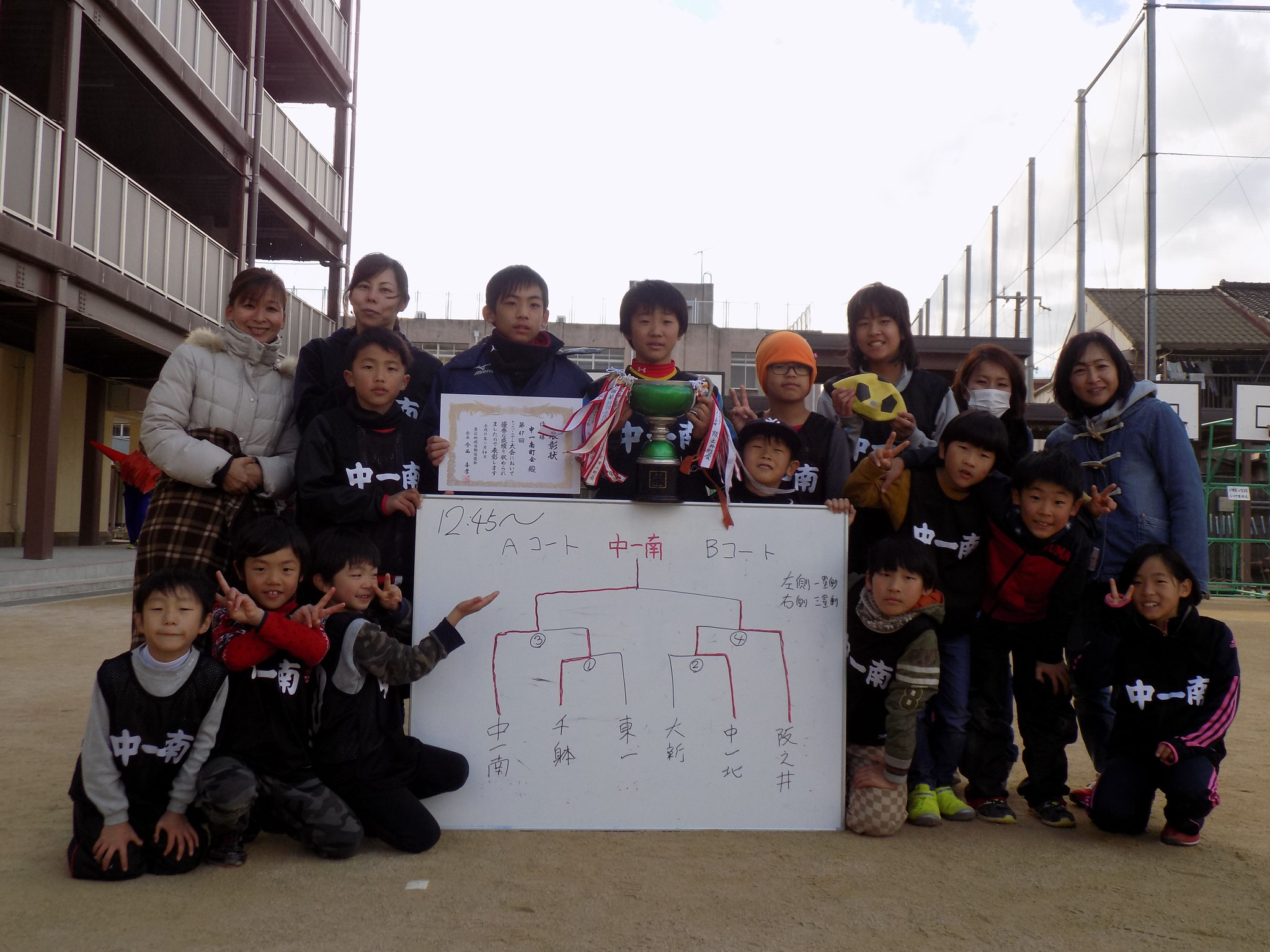 優勝　中一南町会