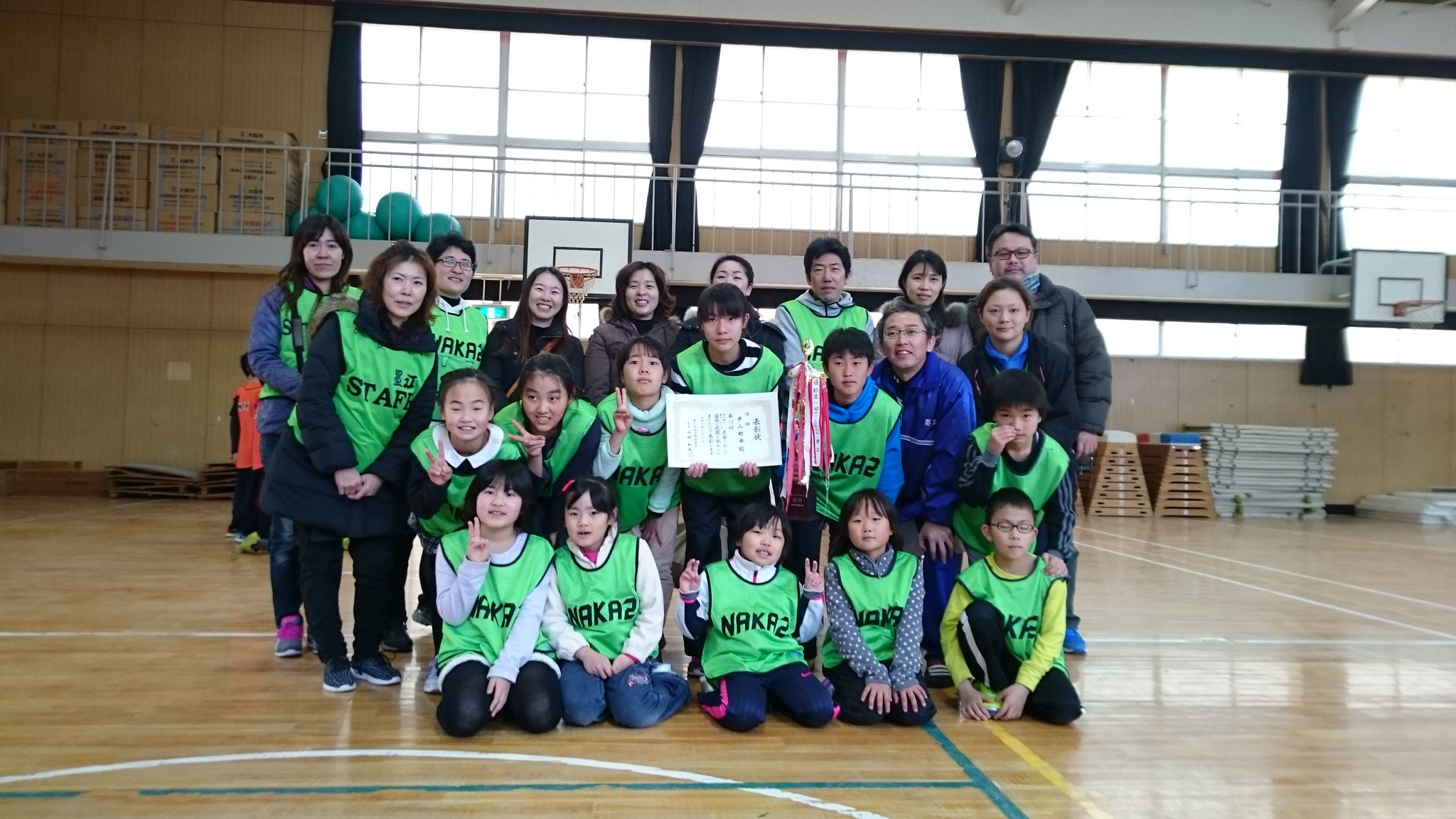 優勝　中二町会