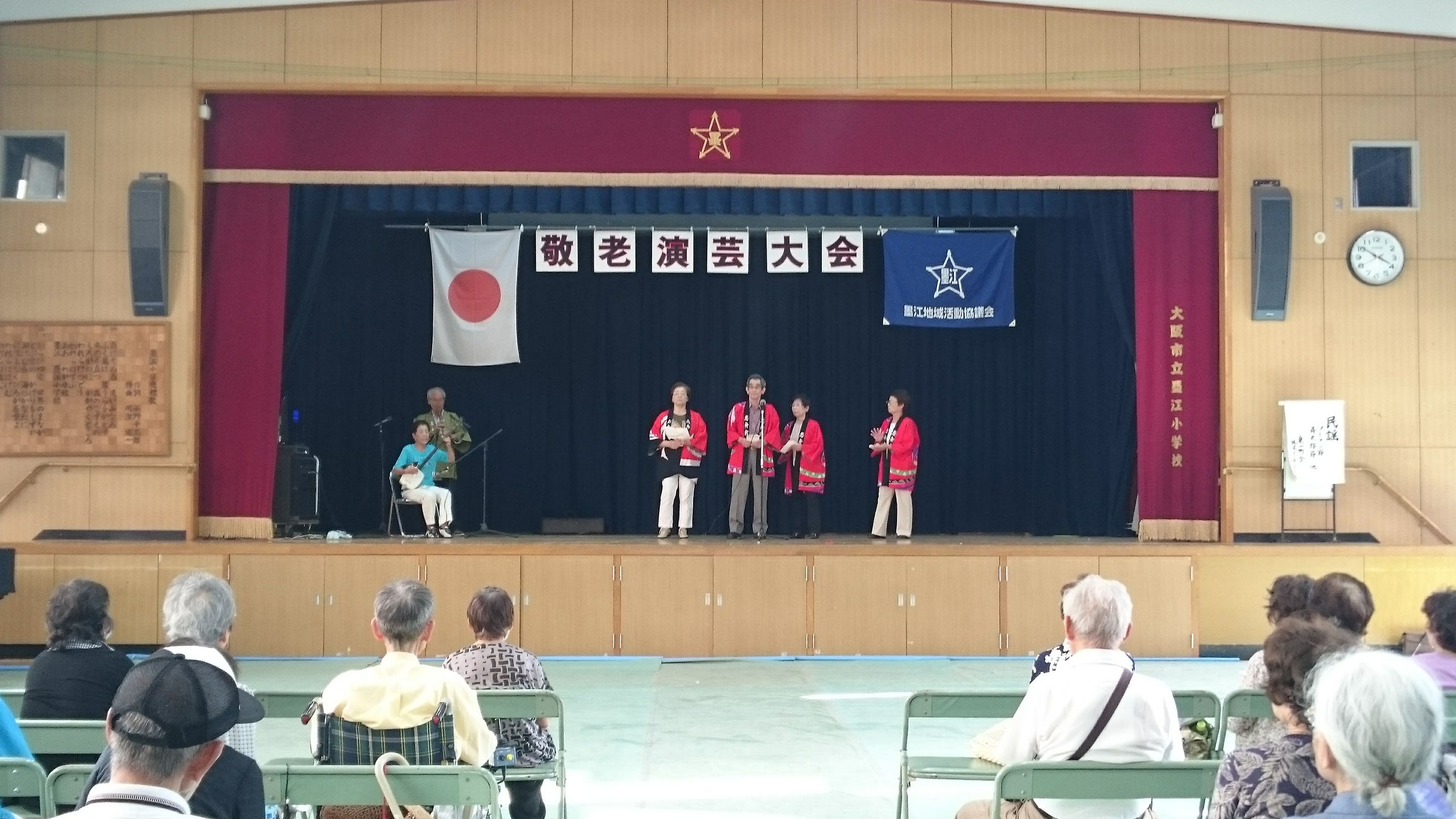 東一　民謡　梶尾志舟会の皆さん