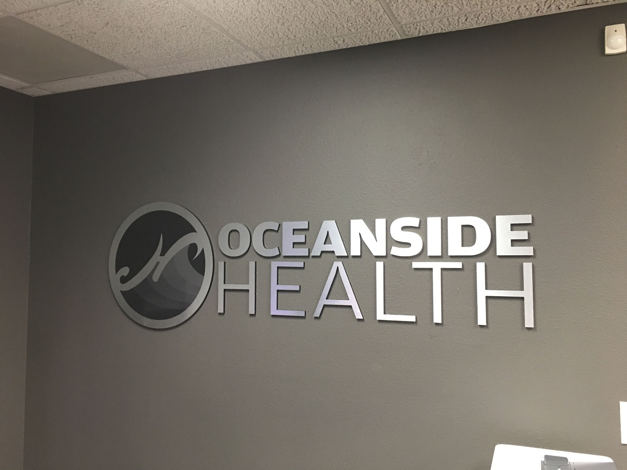 Healthcare Lobby Sign by Landmark Signs Inc.