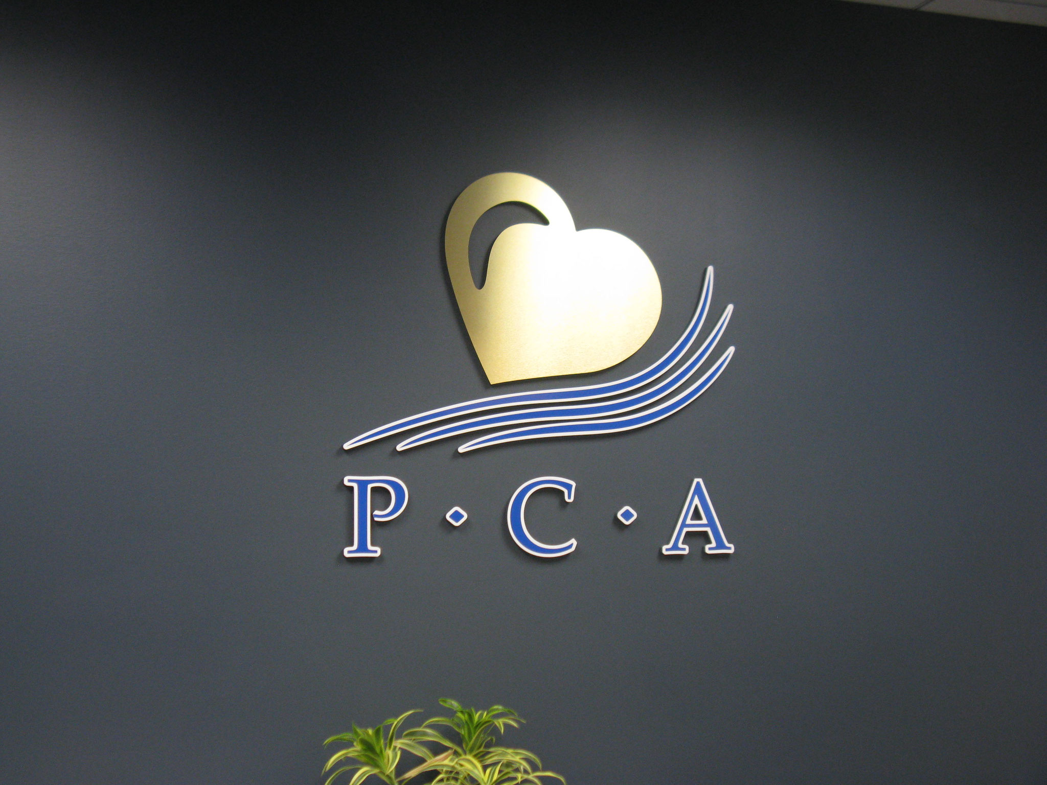 Medical Lobby Sign by Landmark Signs Inc.