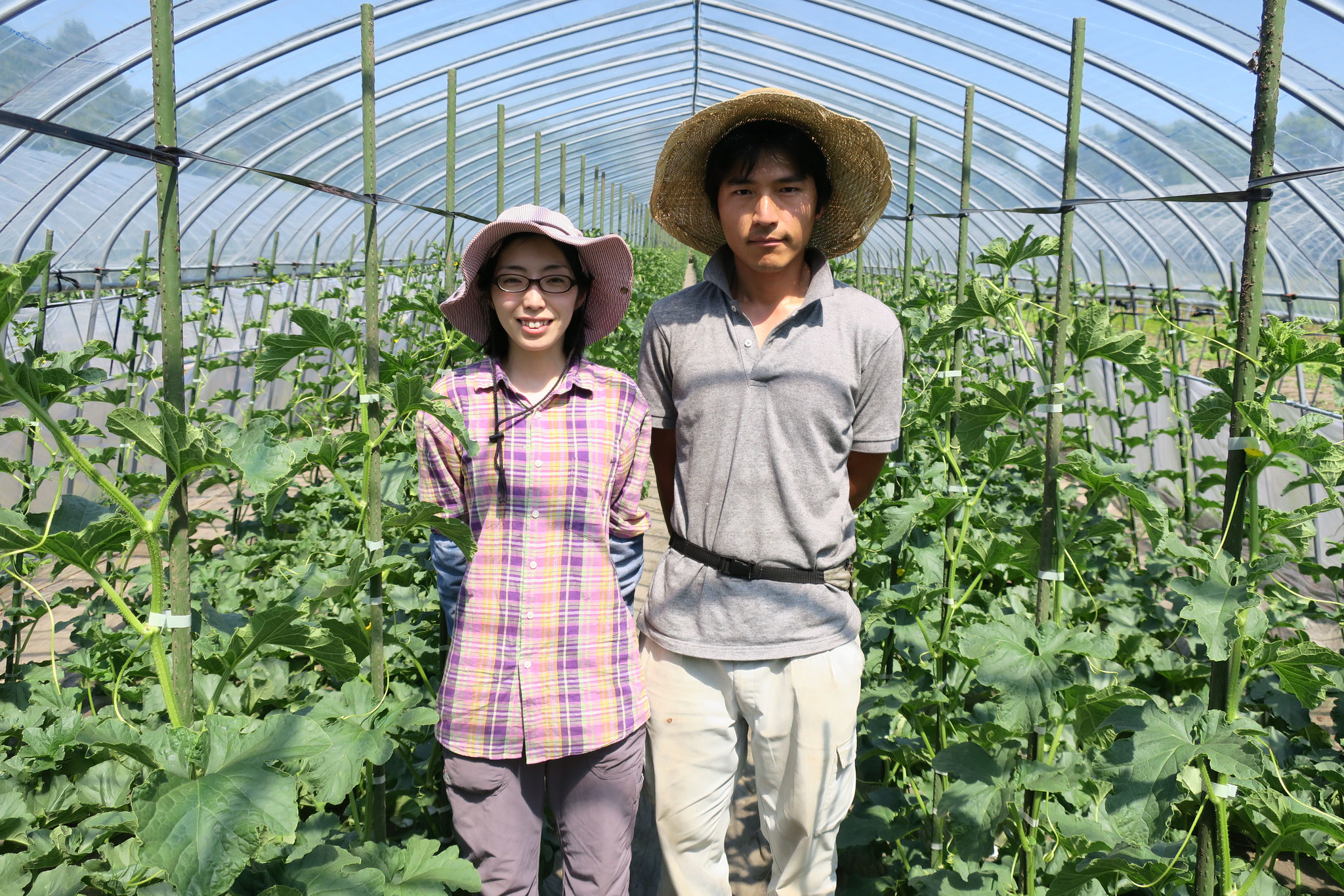 自然菜園らっちゃこ：榎本さんご夫妻