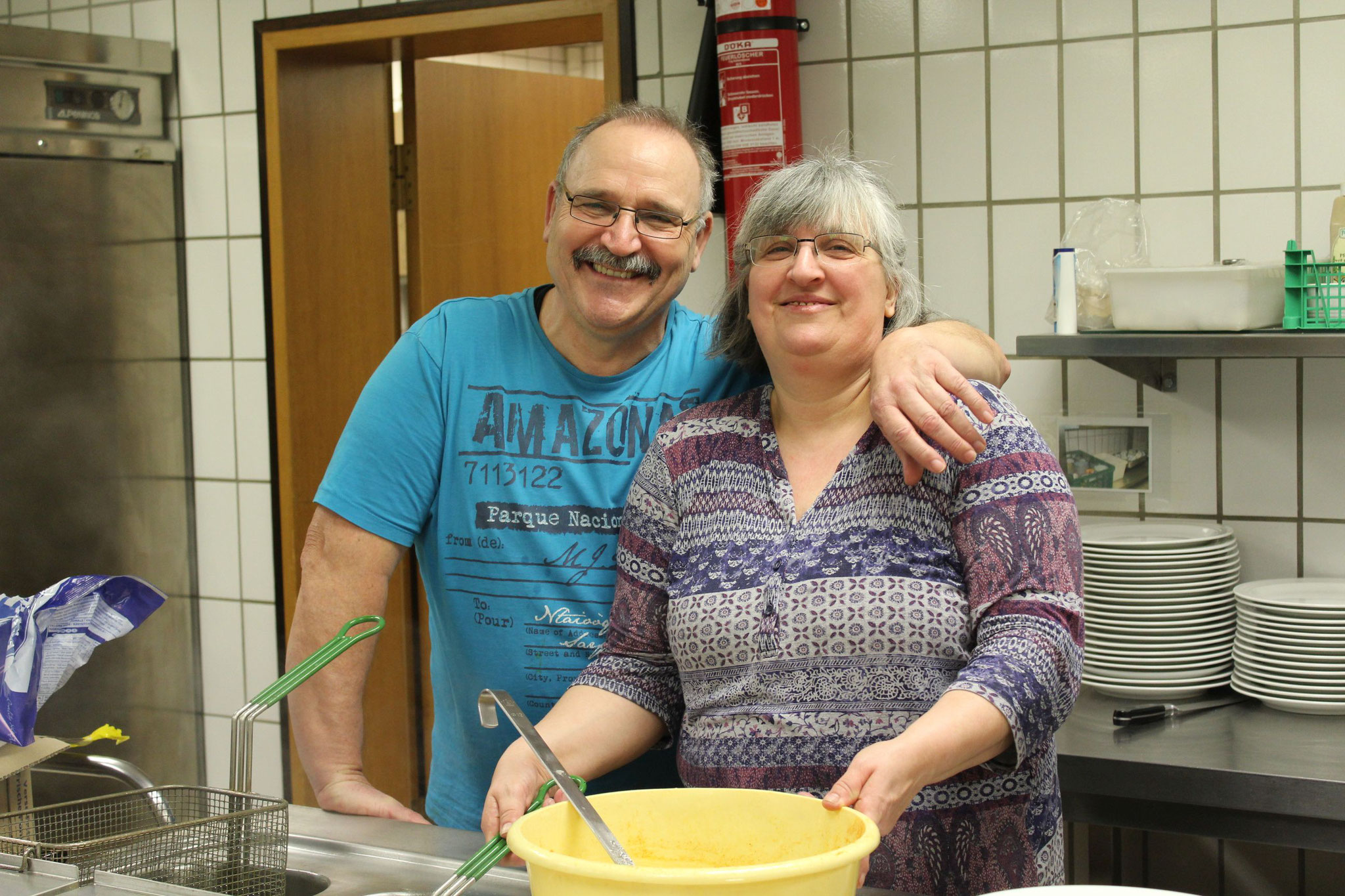 unser gutes Küchenteam Klaus und Gabi Olesch
