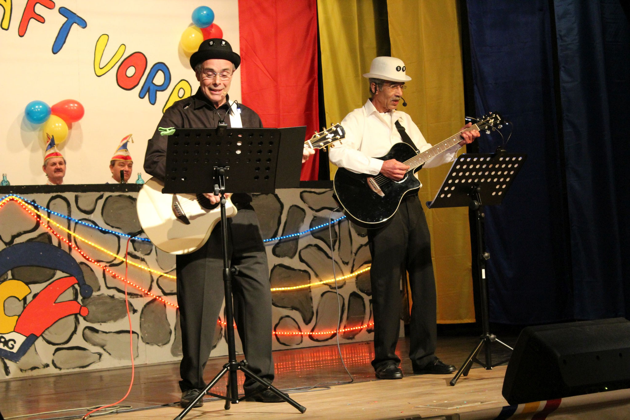2014: Gesangsduo "Black & White" Allhard Bischoff und Wilfried Vaupel +