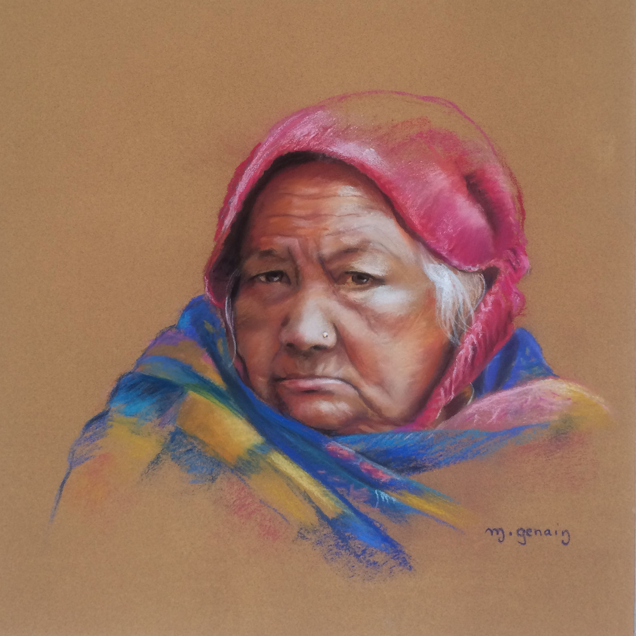 Newari Mamy 42 X 42 cm