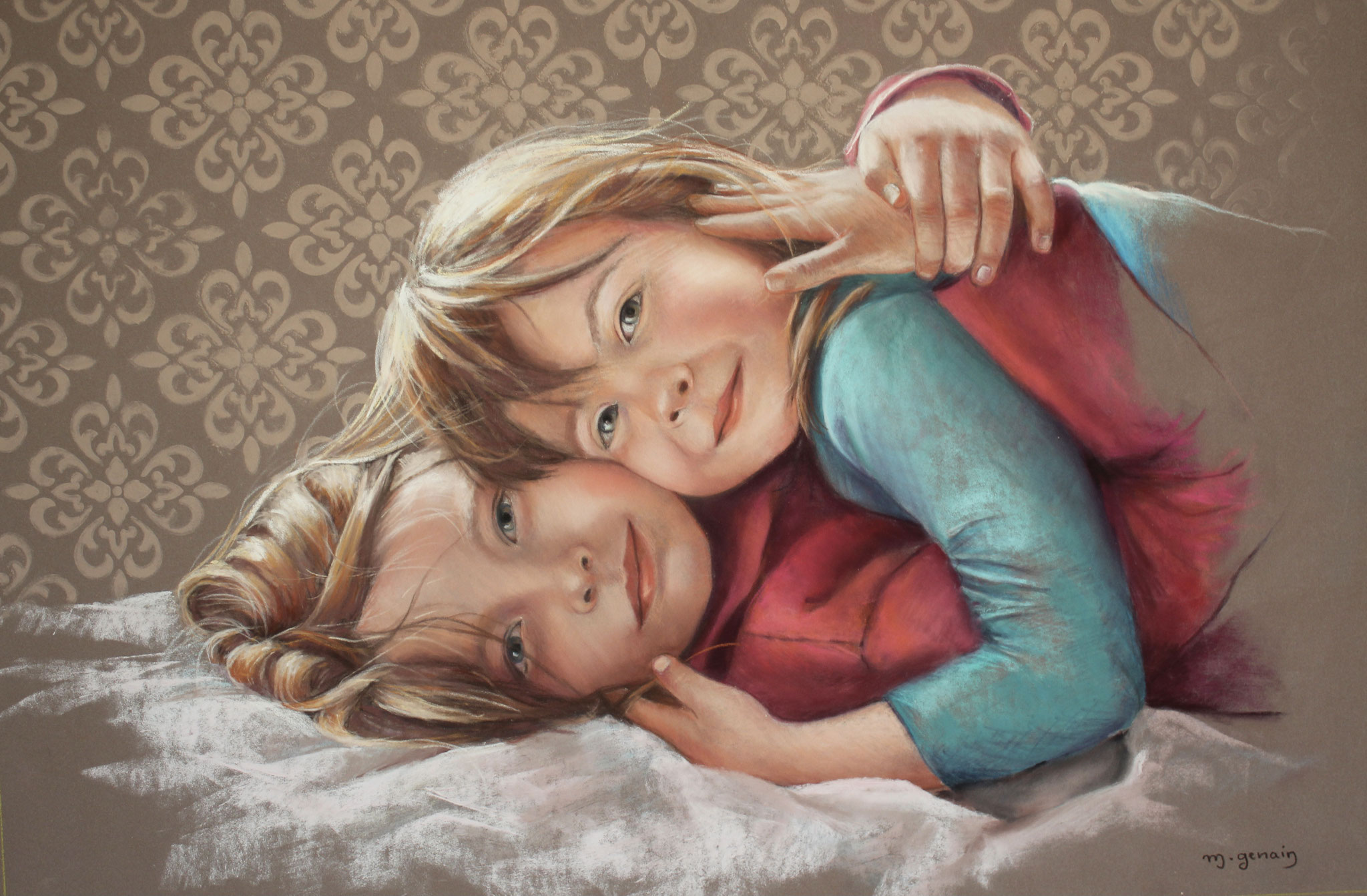 Two sisters 50 X 70 cm