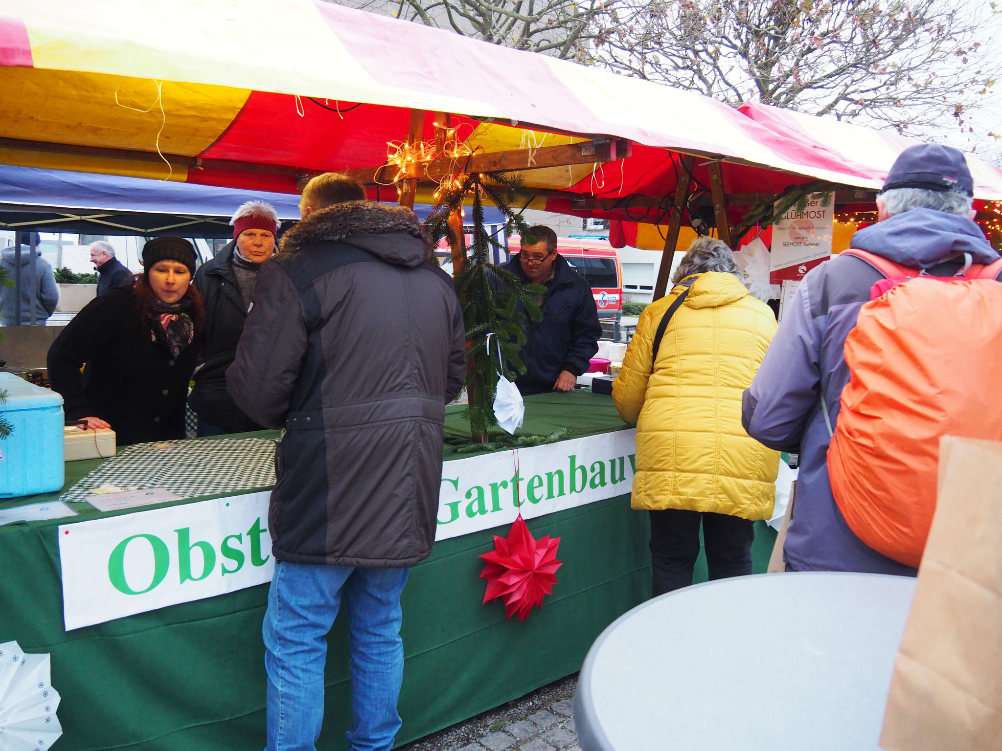 Winterwetter auf dem Reichenbacher Weihnachtsmarkt
