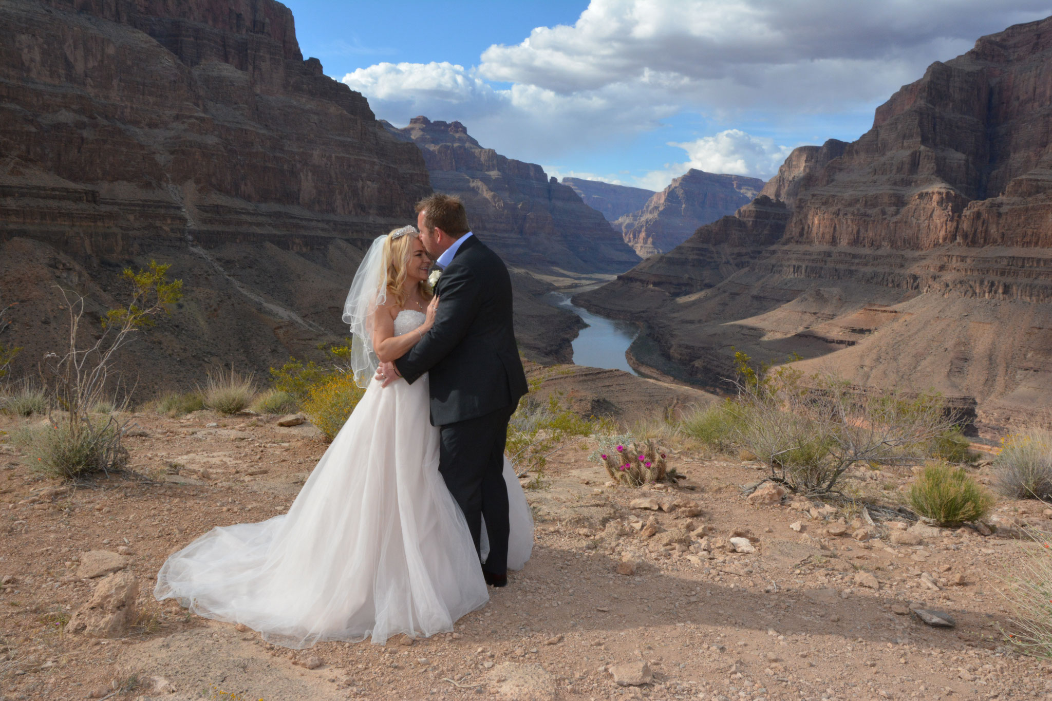 Aussicht bei der Grand Canyon Hochzeit 