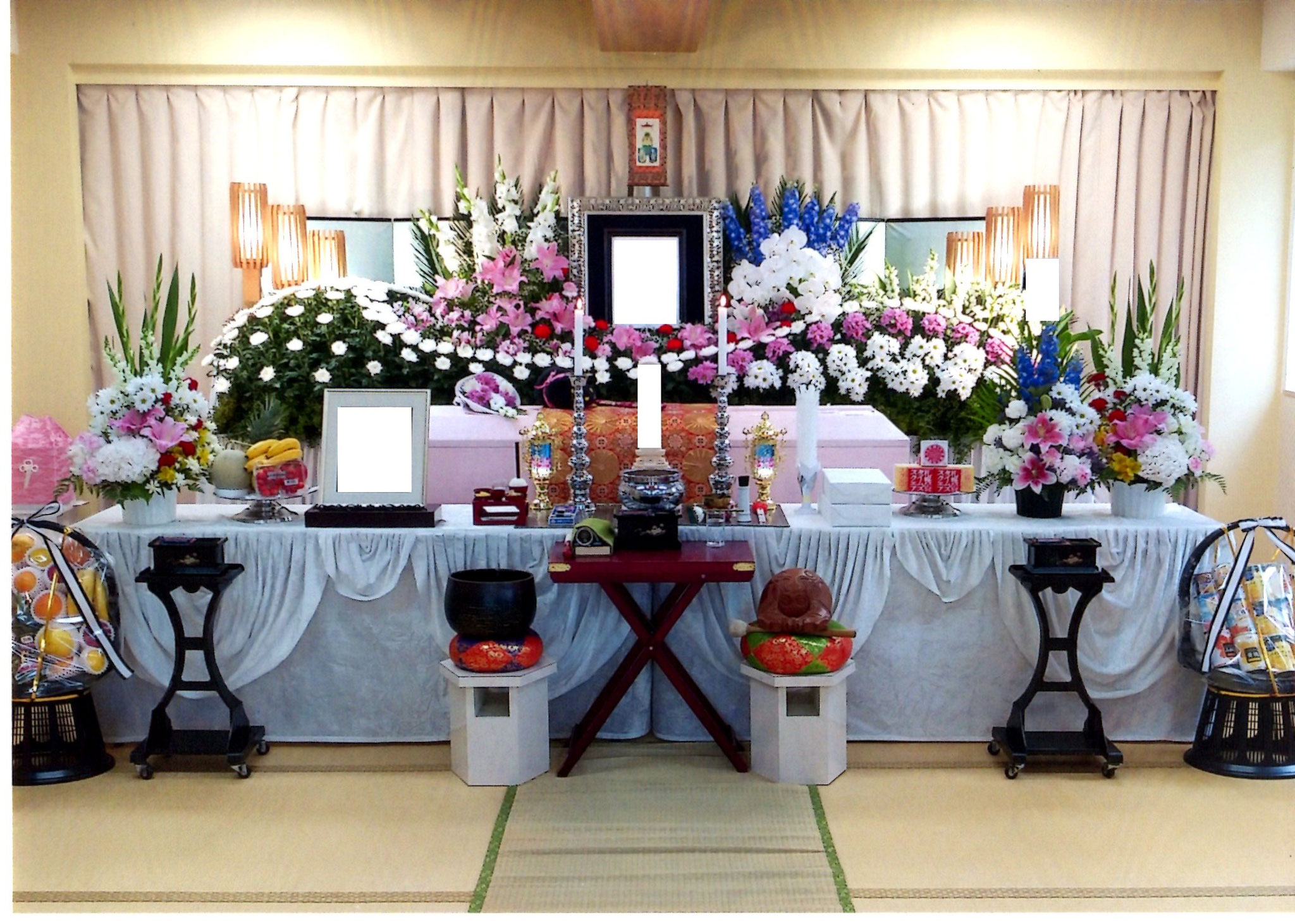 札幌市での家族葬・葬儀ならメモリーズてんそうへ。寺院葬プランの一例です。