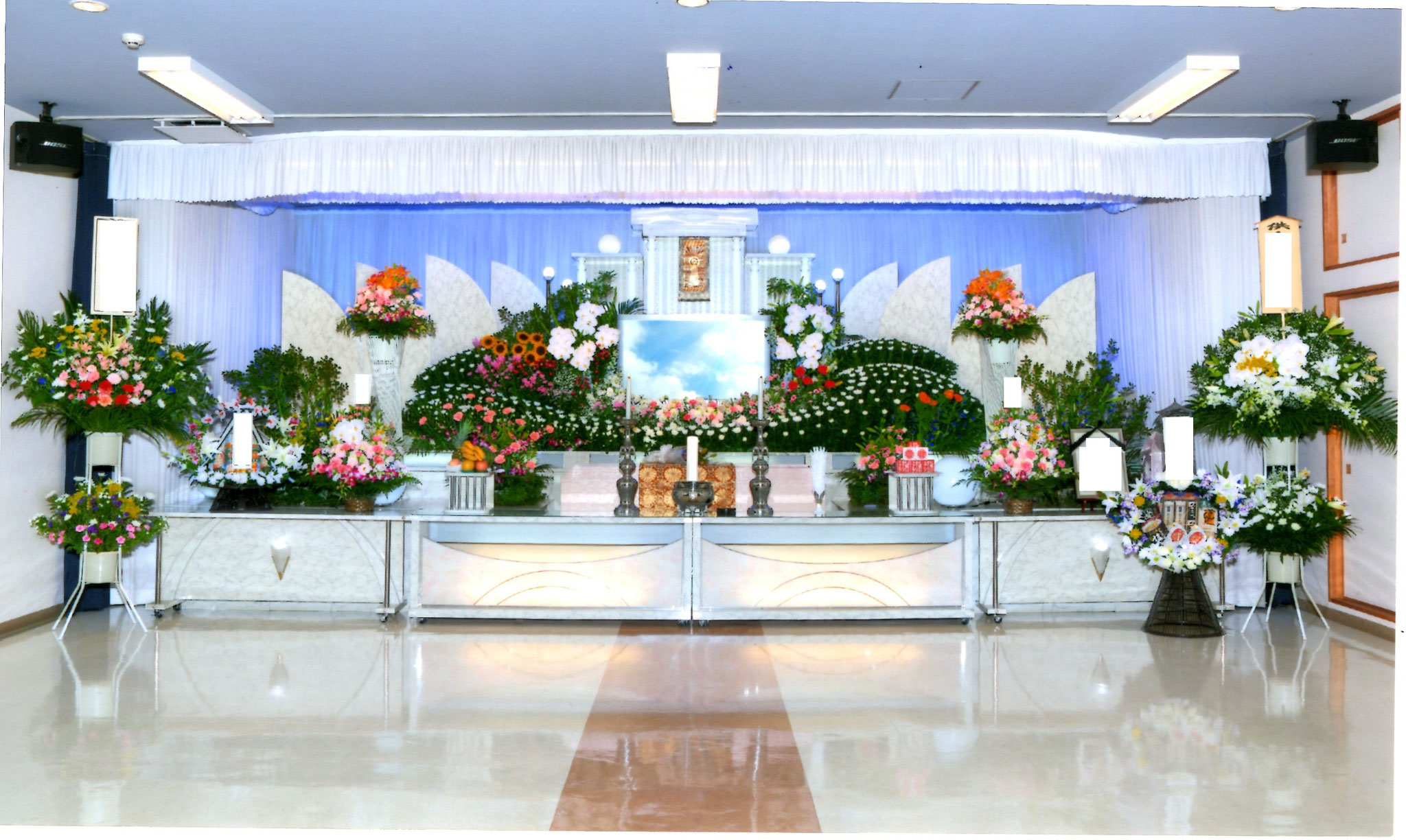 札幌市での家族葬・葬儀ならメモリーズてんそうへ。齋場プランの一例です。