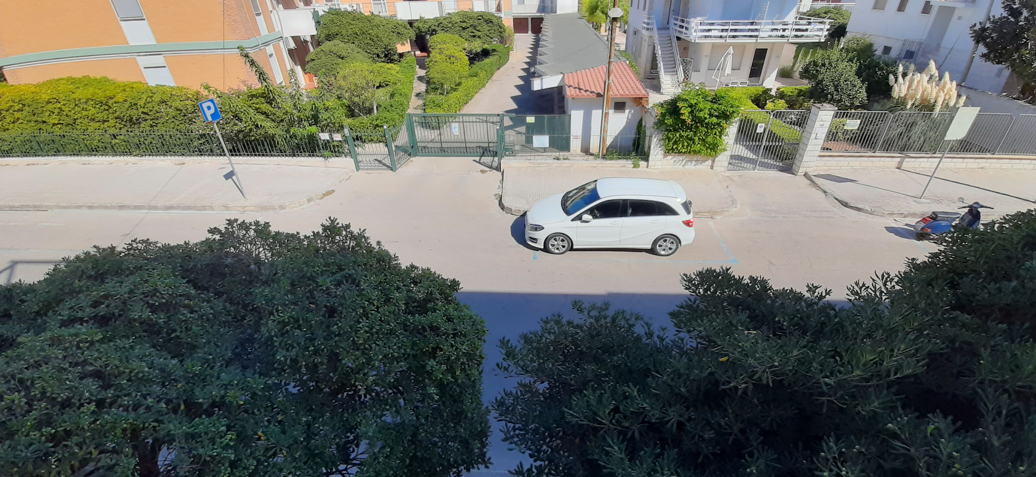 Vista dal balcone