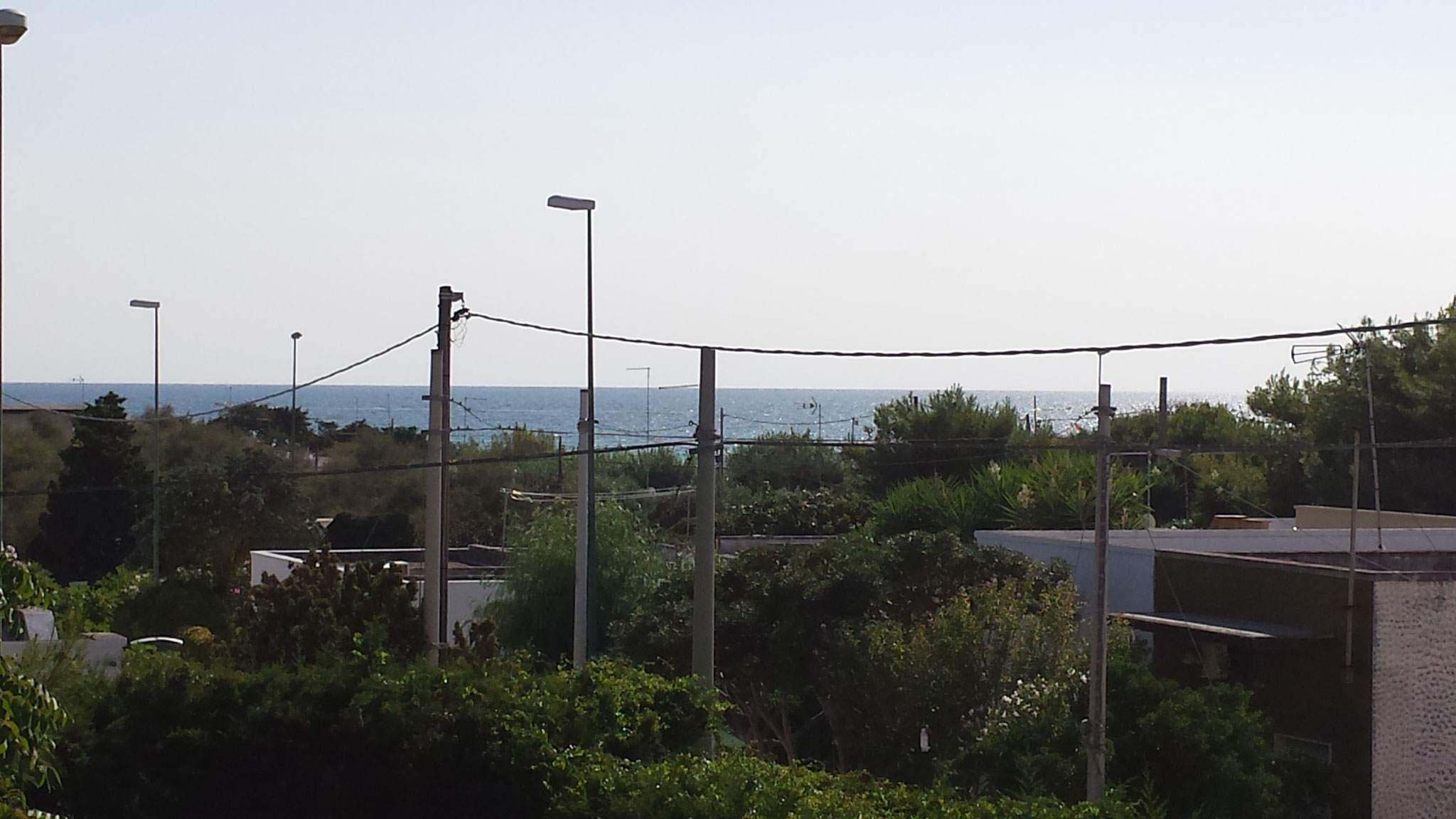 Distanza dal mare (foto scattata dal terrazzo)