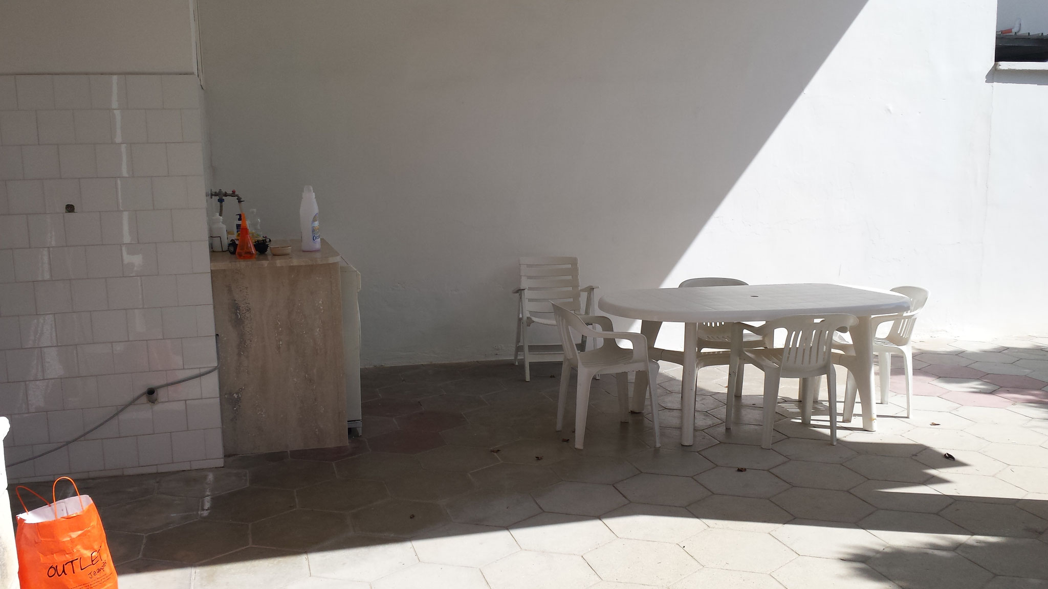 Verandina in comune zona barbecue