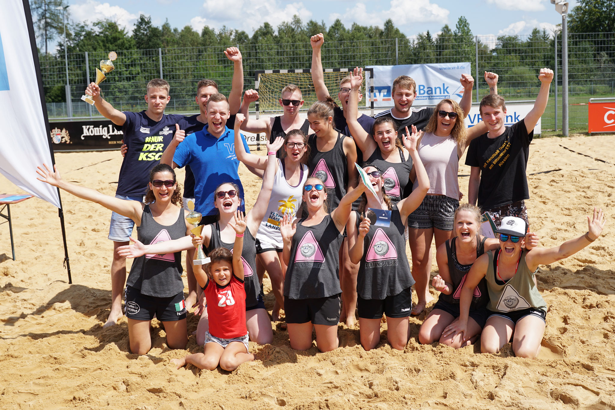 2. Platz 13. VR-Bank Beachhandball Cup   -  Foto: Oliver Hermann