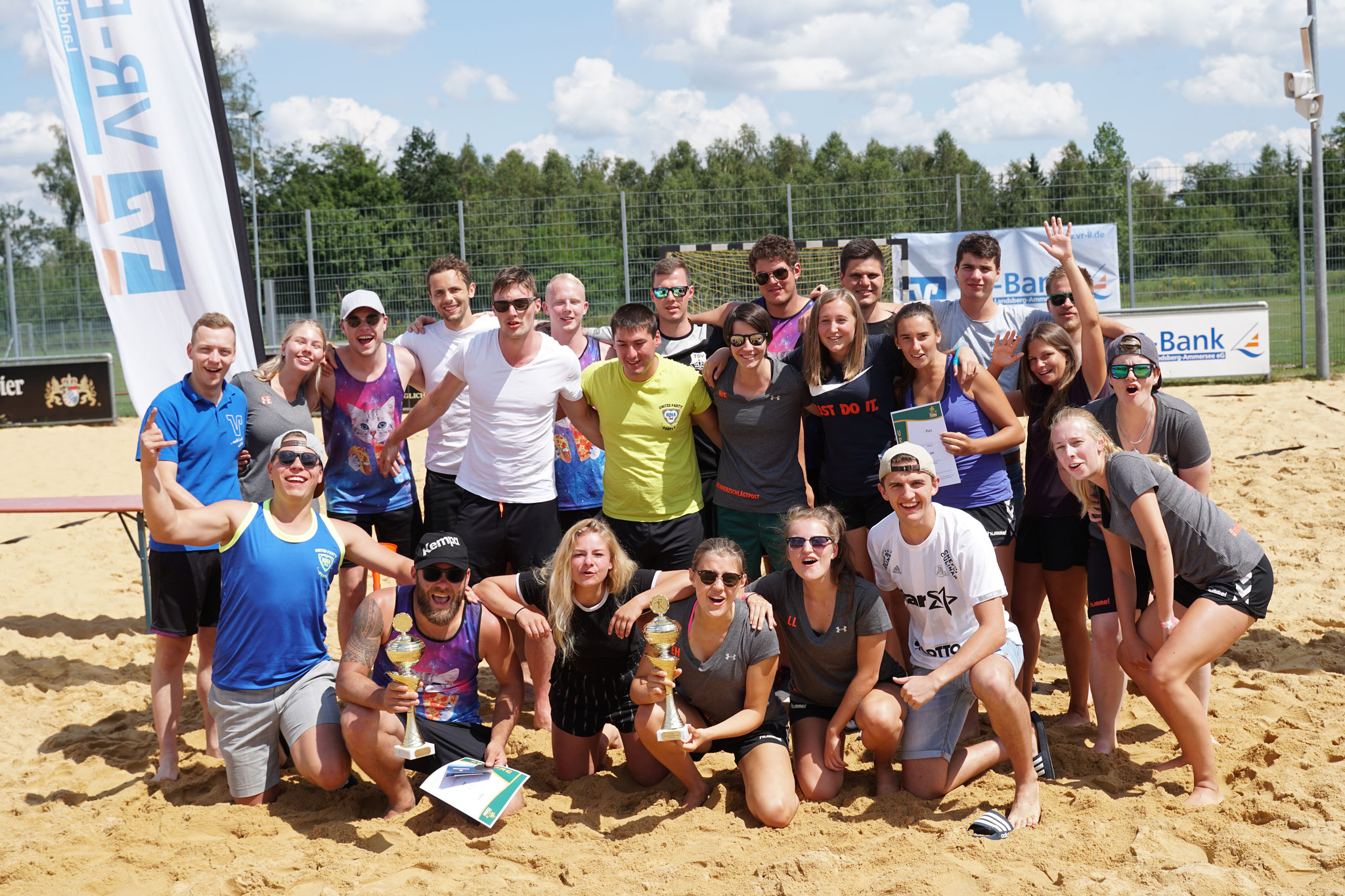 1. Platz 13. VR-Bank Beachandball Cup    -    Foto: Oliver Hermann