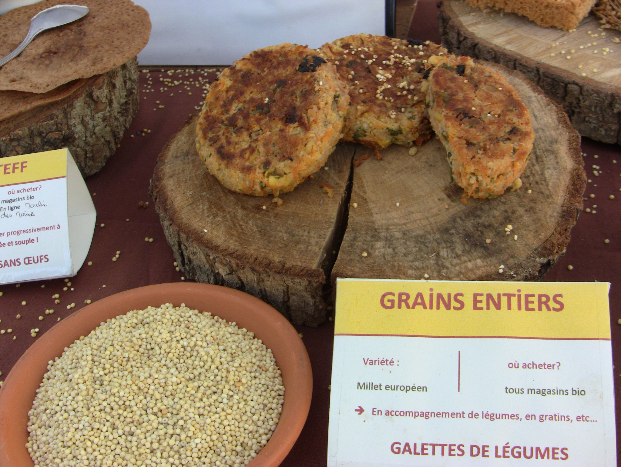 Galettes au millet