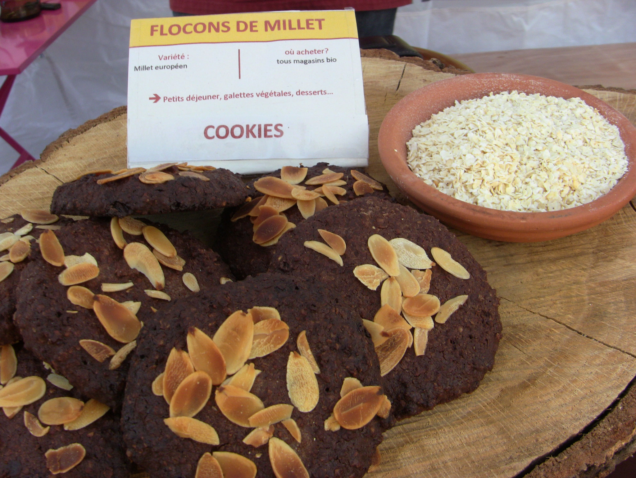 Cookies aux flocons de millet