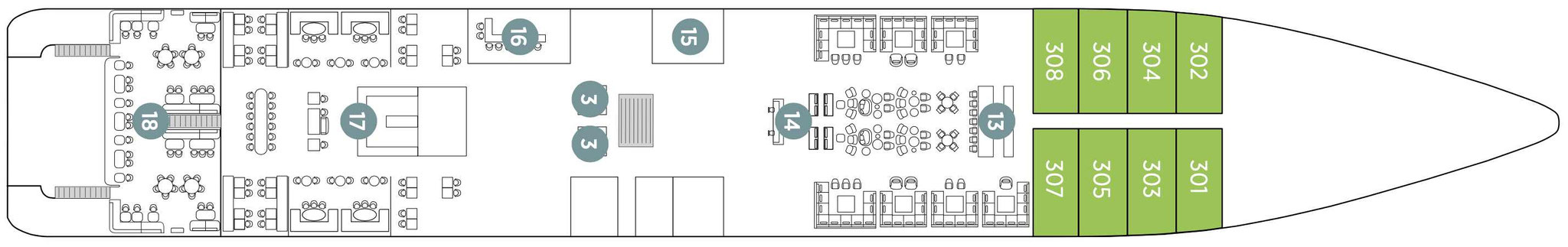 Emerald Raiya Deckplan Deck 3