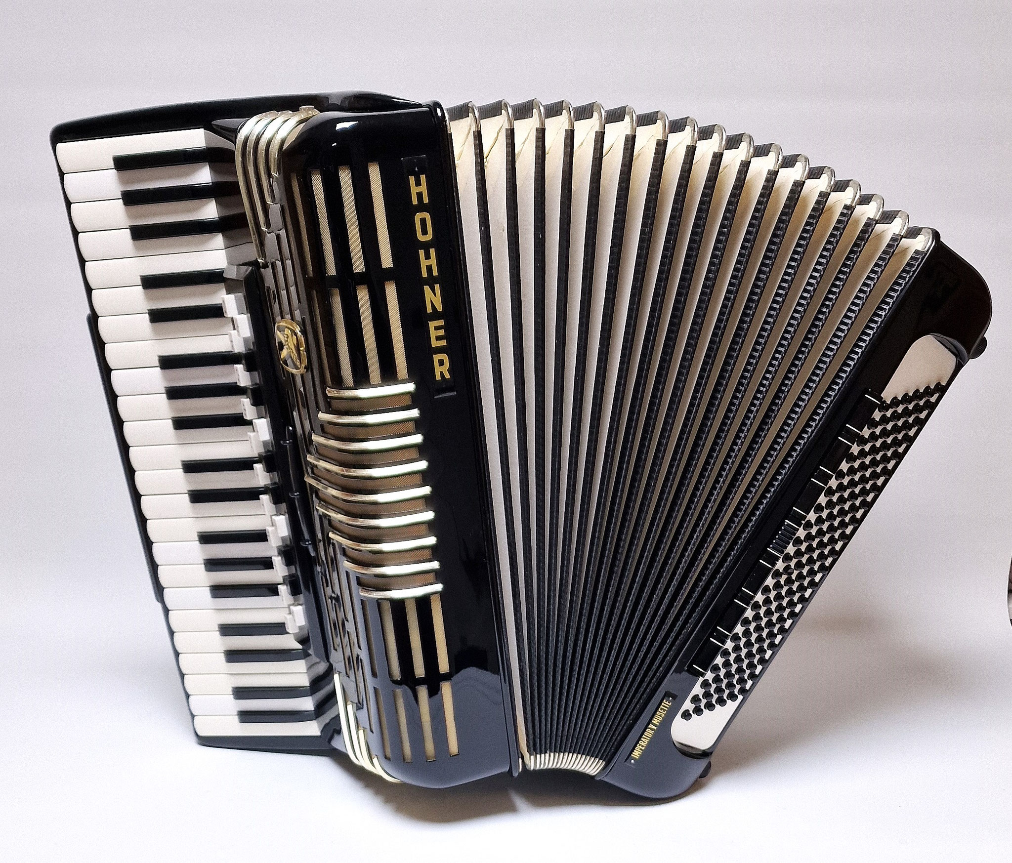 Hohner Imperator V Musette, schwarz