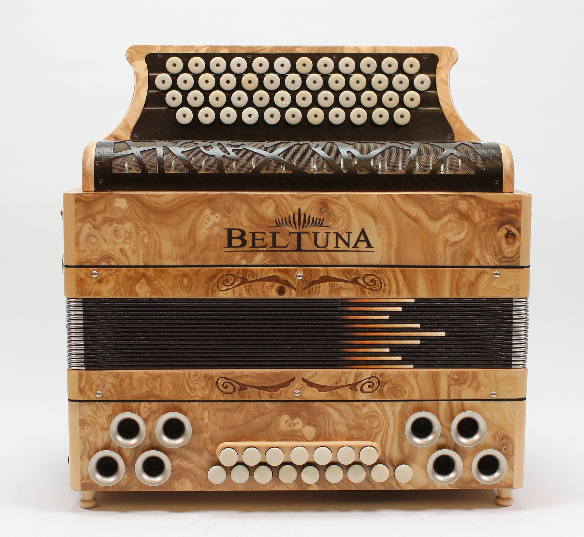 Steirische Harmonika BELTUNA Alpstar IV D Exklusiv Fly Olive matt, Michlbauer