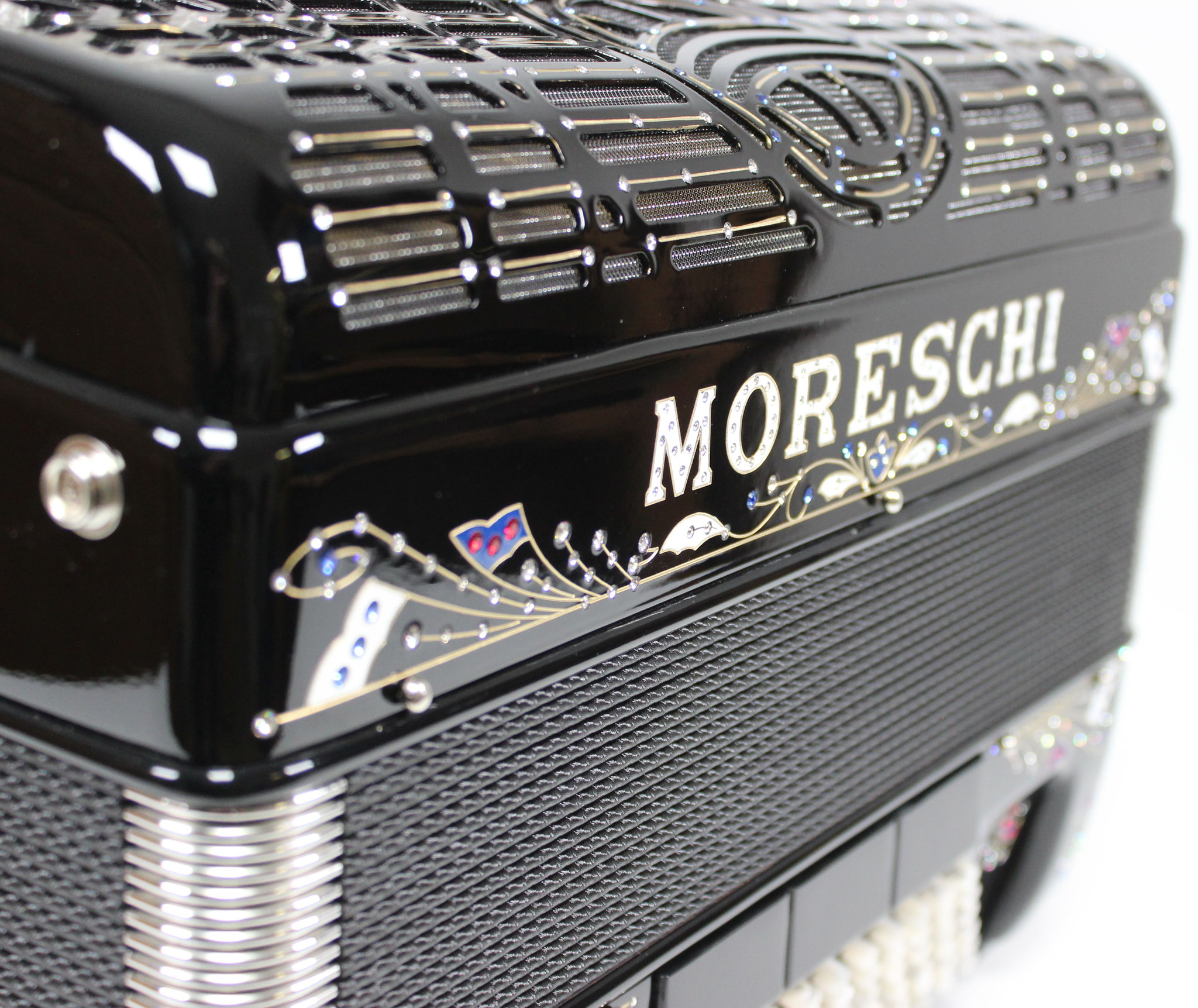 Moreschi Agile 34 IV 96 M, schwarz Strass