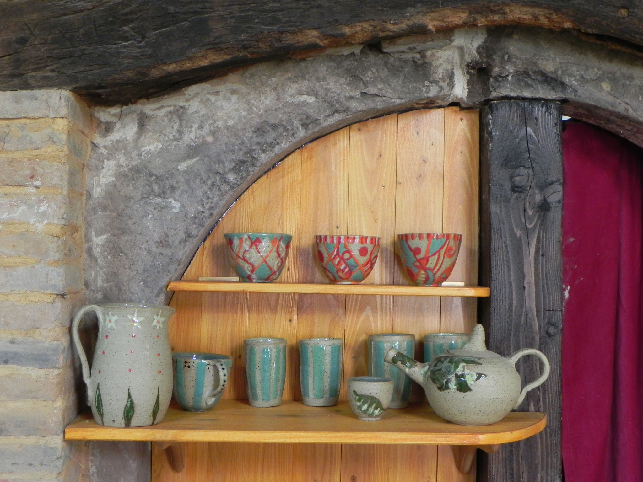 Teekanne, Krug, Kaffeeschalen, Bols, Teeschalen, Müslischalen, Becher