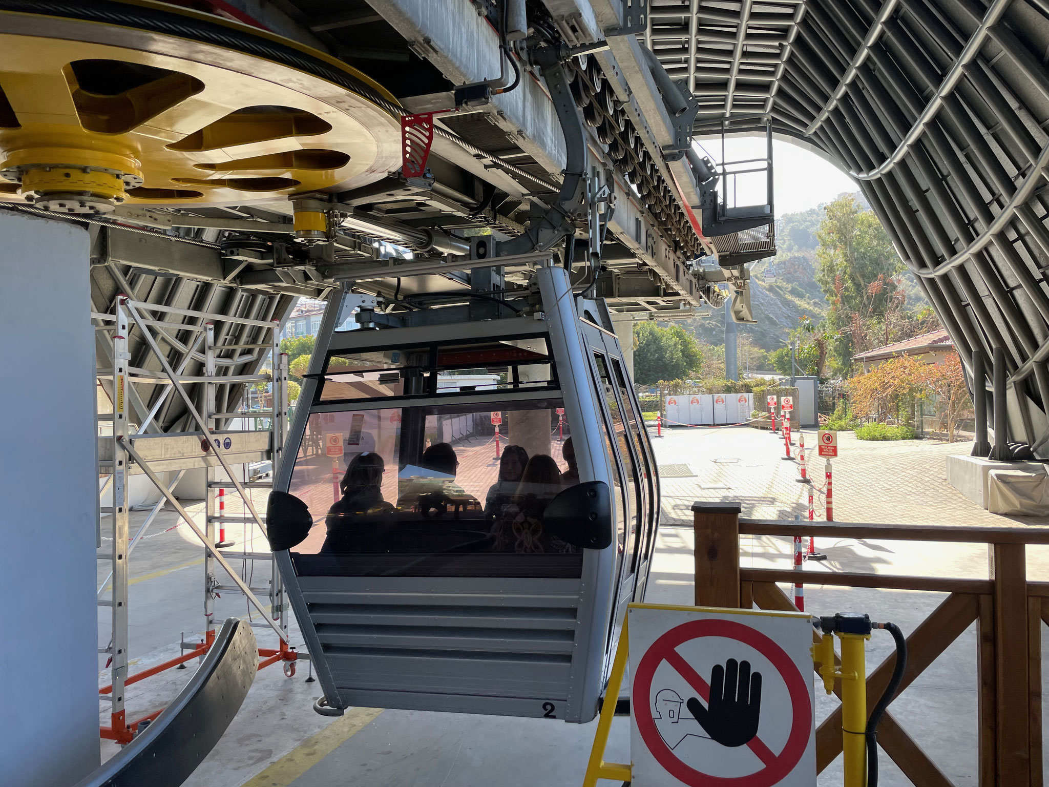 Fahrt mit der Seilbahn