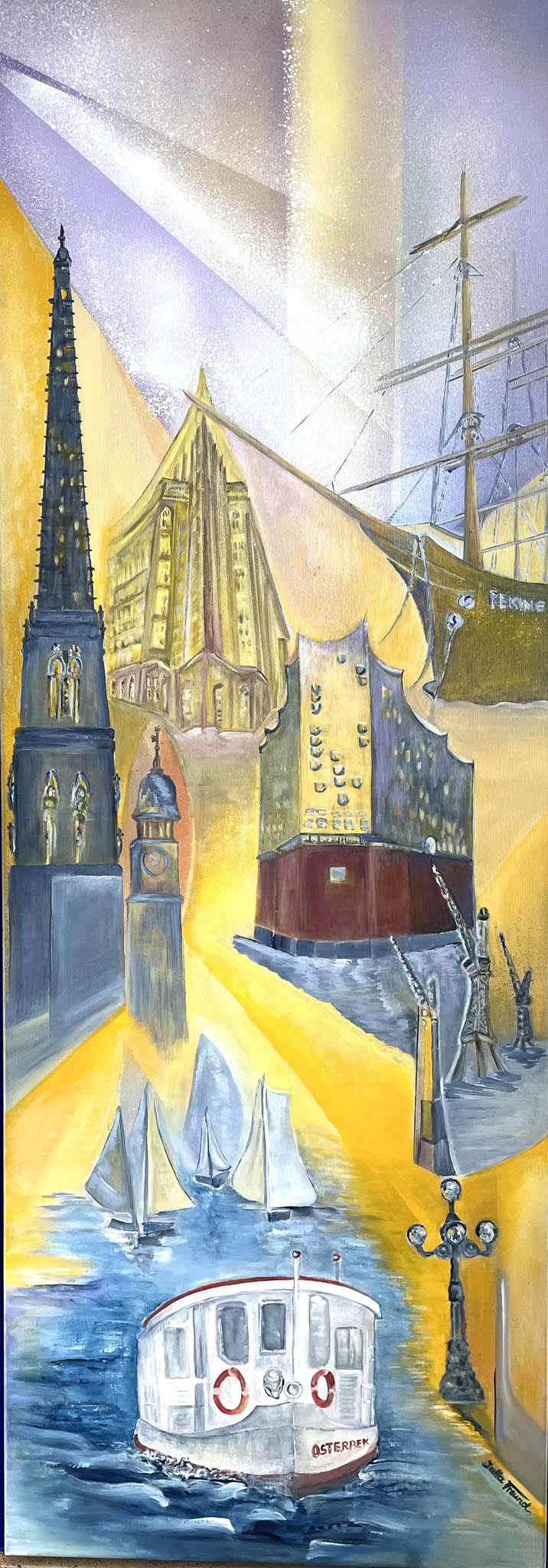 Hamburg Variationen Acryl Lwd. 160:58