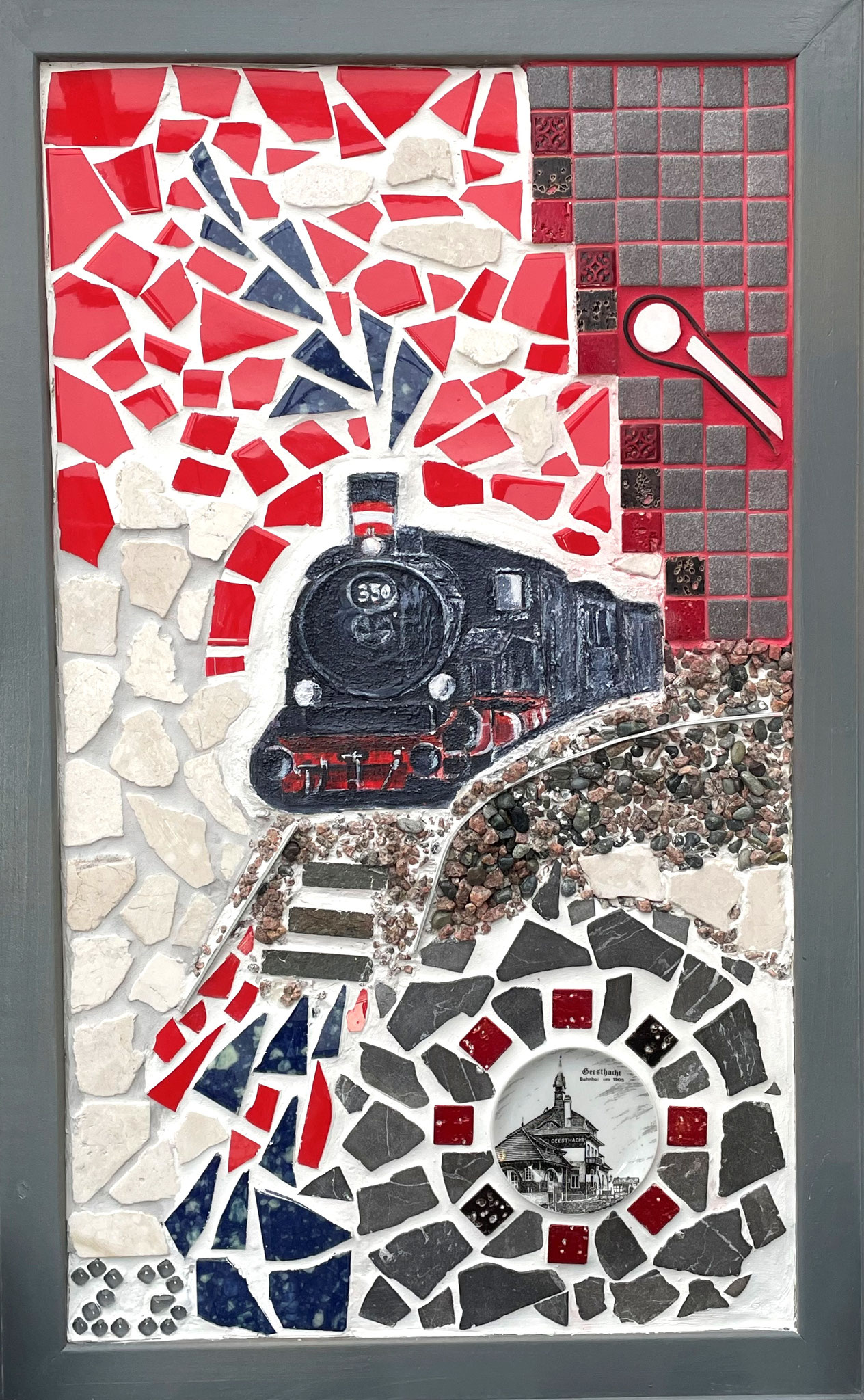 Karoline Geesthacht - Mosaik auf Holz