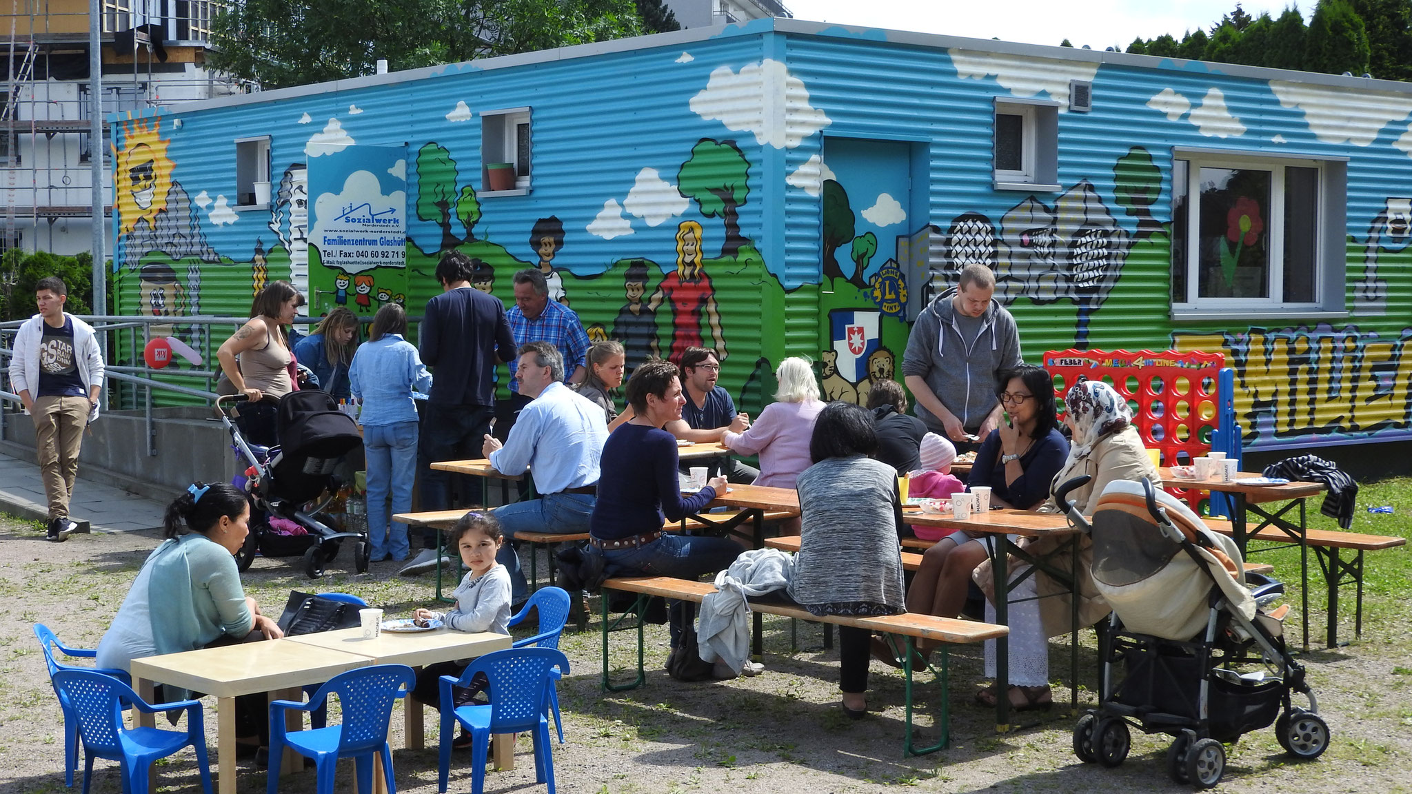 "Dankeschön"-Grillen beim Familienzentrum Glashütte / Unsere lieben Gäste