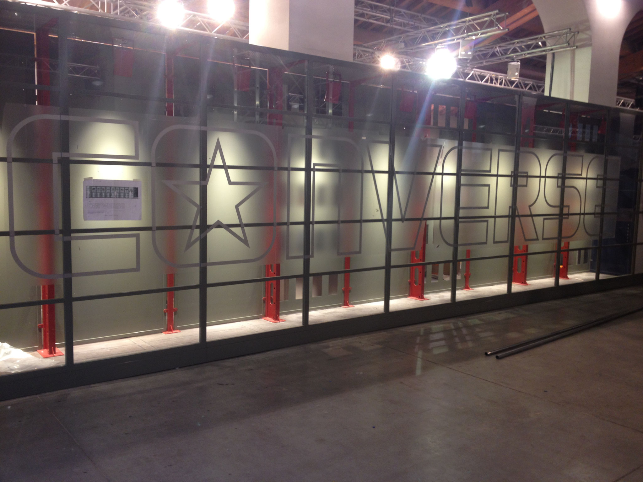Decorazione stand fiera Pitti Firenze