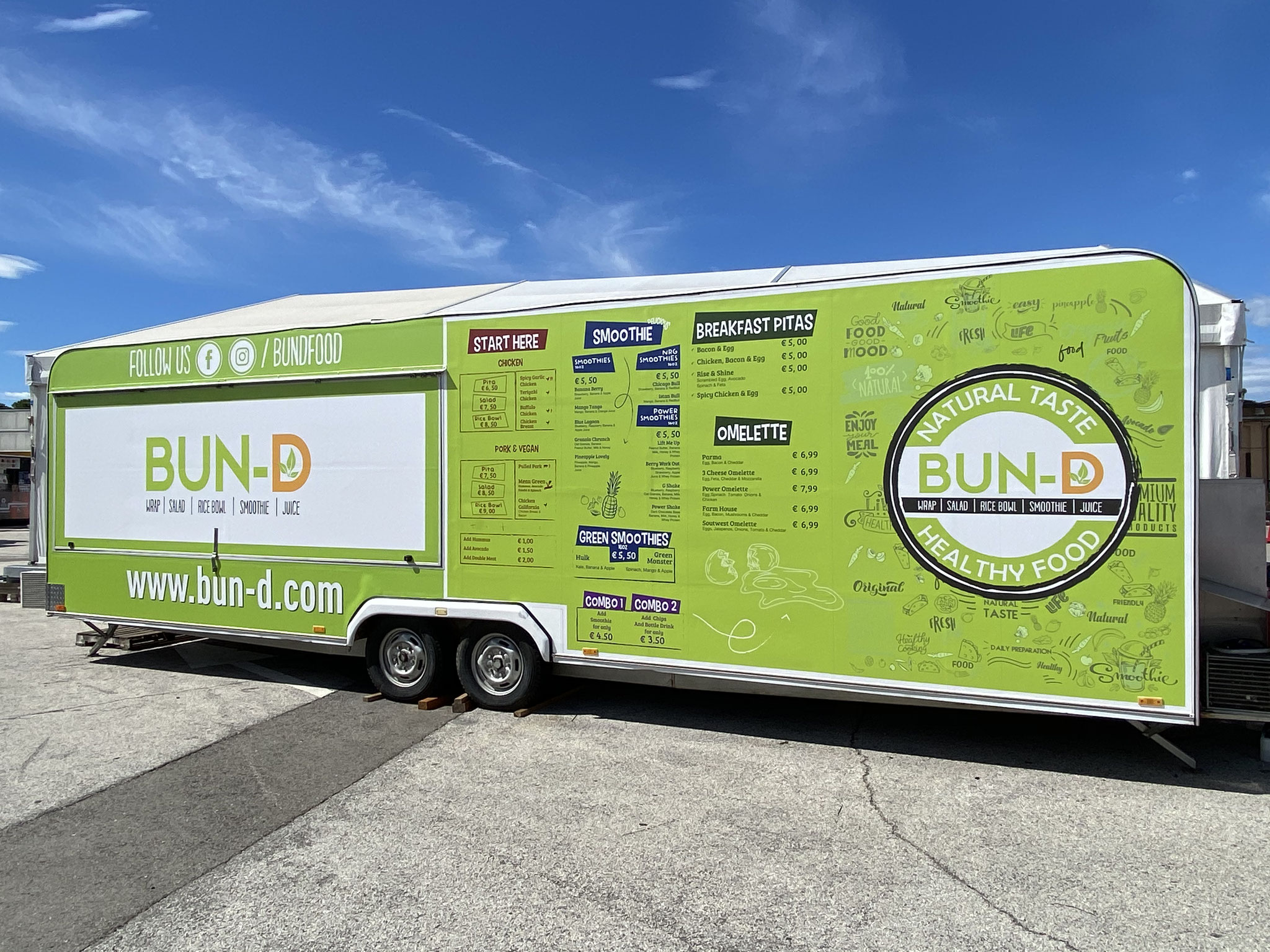 Wrapping - Food truck - food trailer