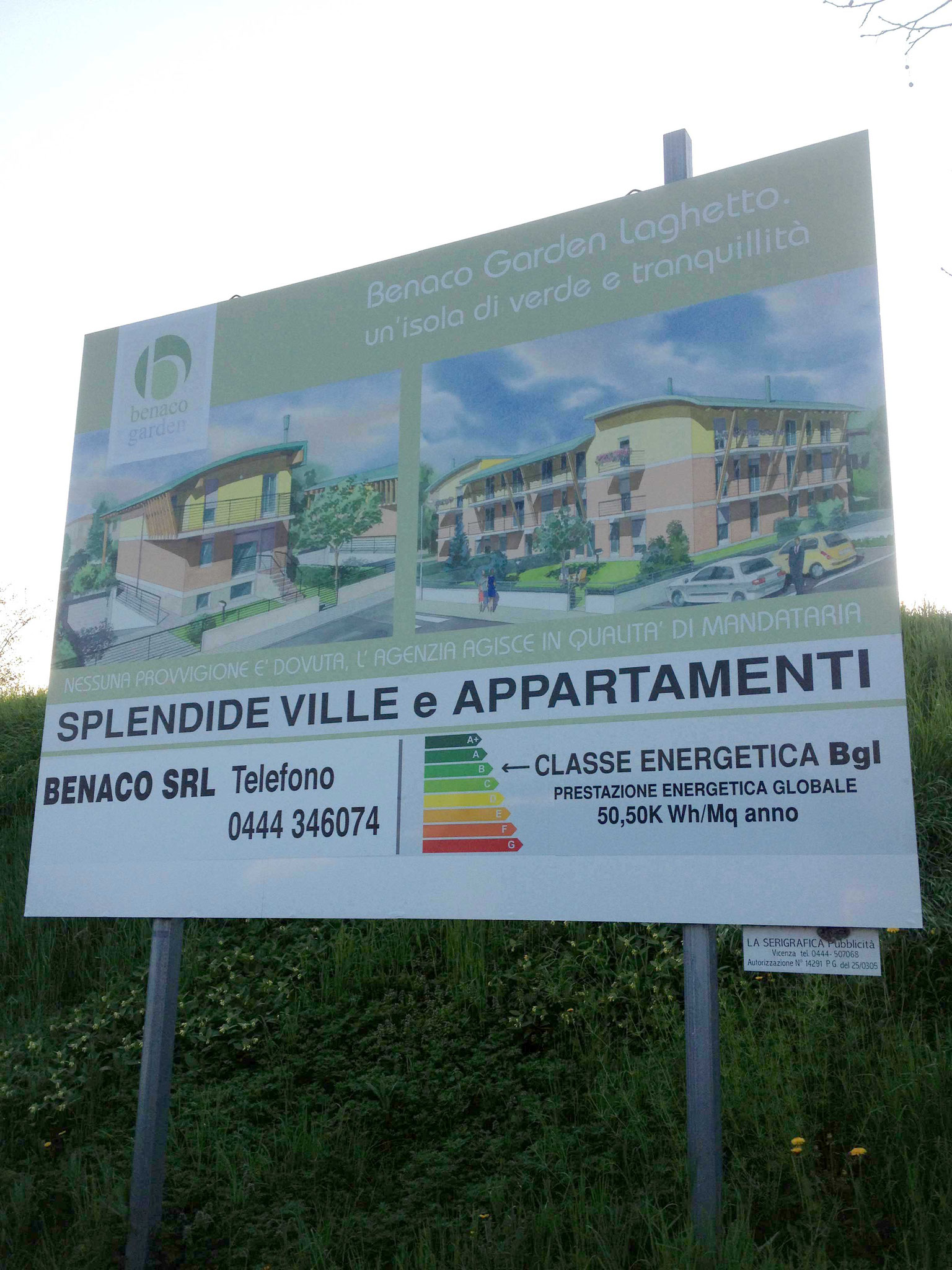 Installazione cartello cantiere