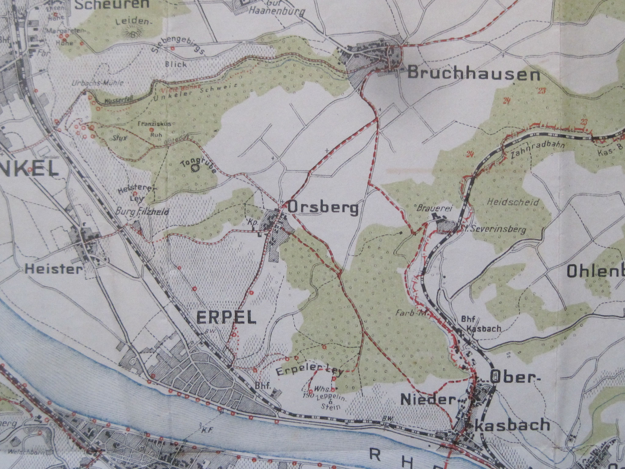 Ausschnitt - Bruchhausen und Erpel