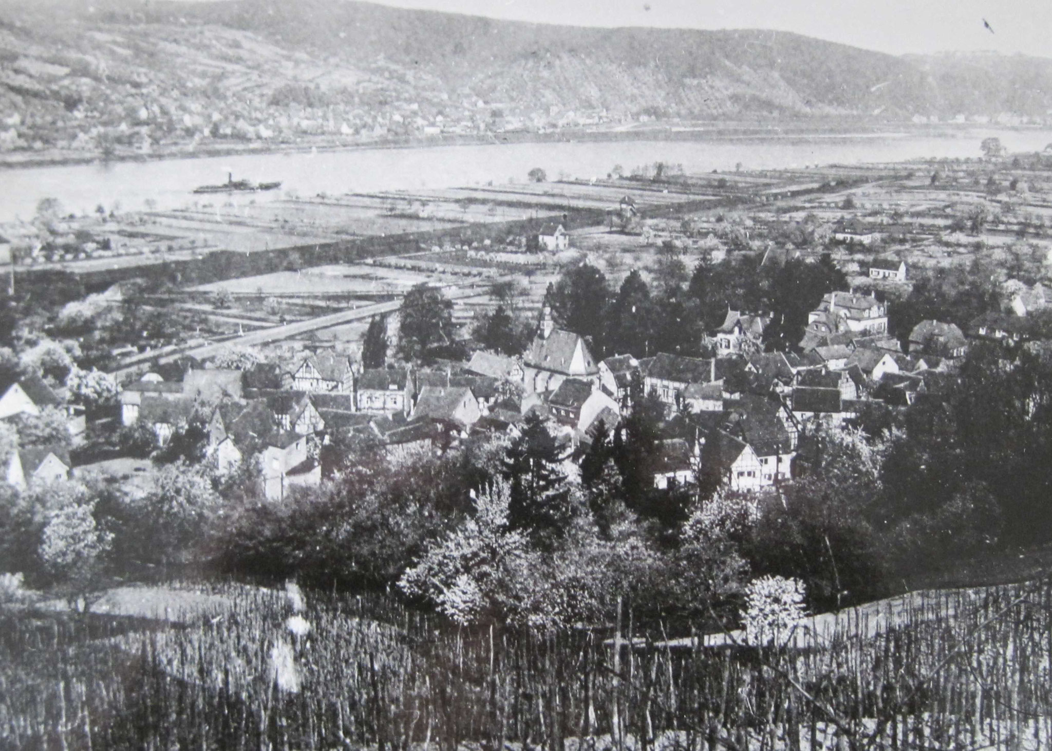 Luftbild Scheuren um 1930