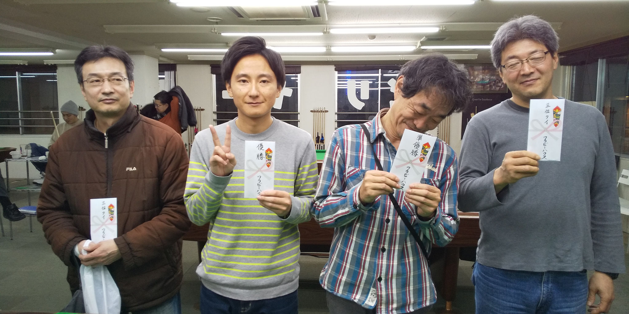 毛利氏③ 矢田氏① 木根森氏② 稲岡氏③