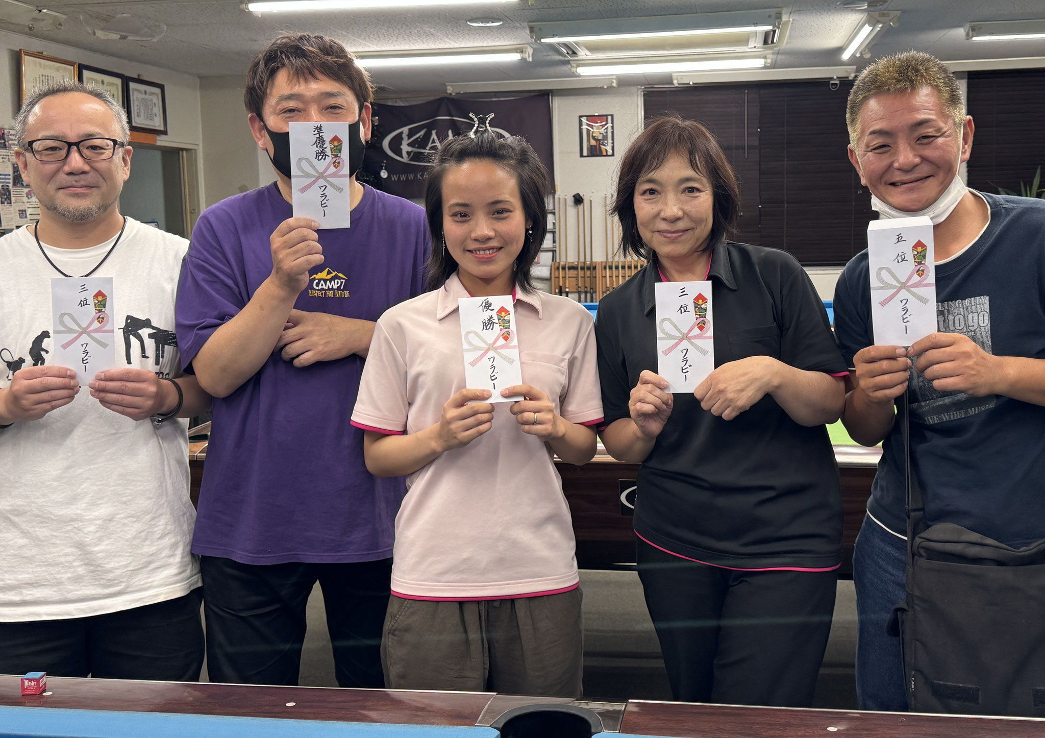 永藤氏③ 小原氏② 愛子プロ➀ 土屋③ 田中プロ⑤