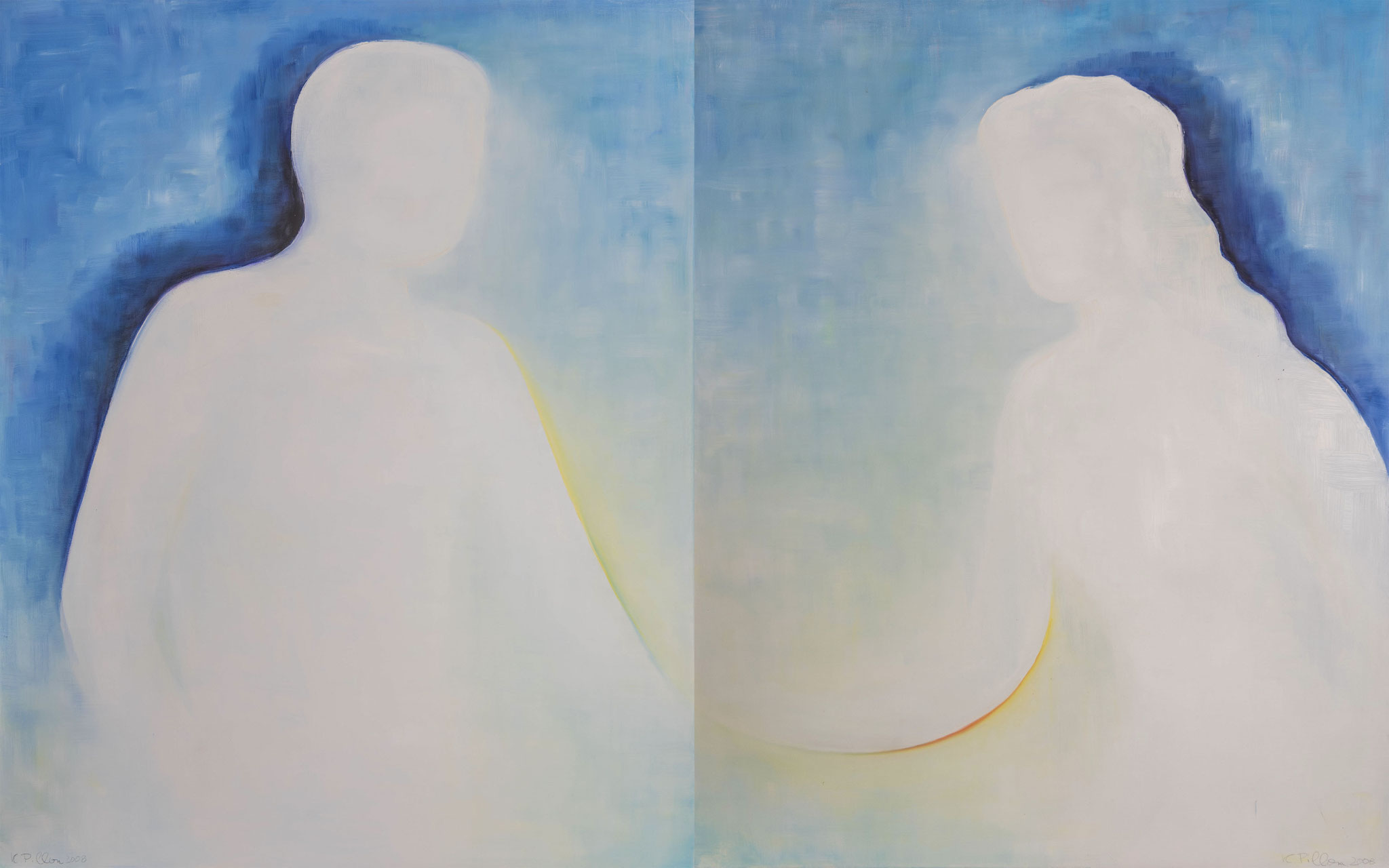 »Paar« Oil on canvas 2 x je 80 x 100 cm  / € 2400