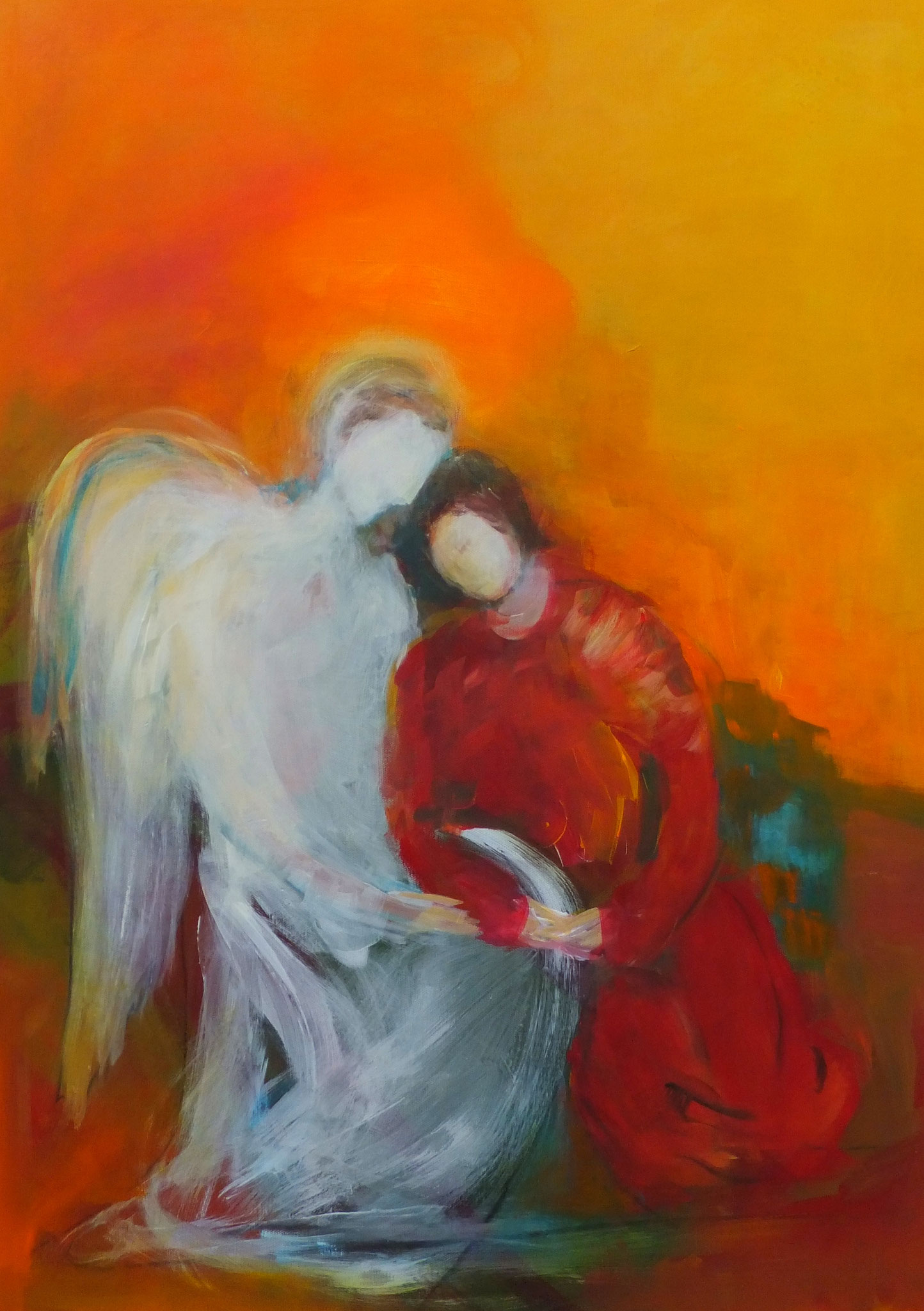 310 Acrylmalerei Engel Bilder Und Ideen Auf Kunstnet