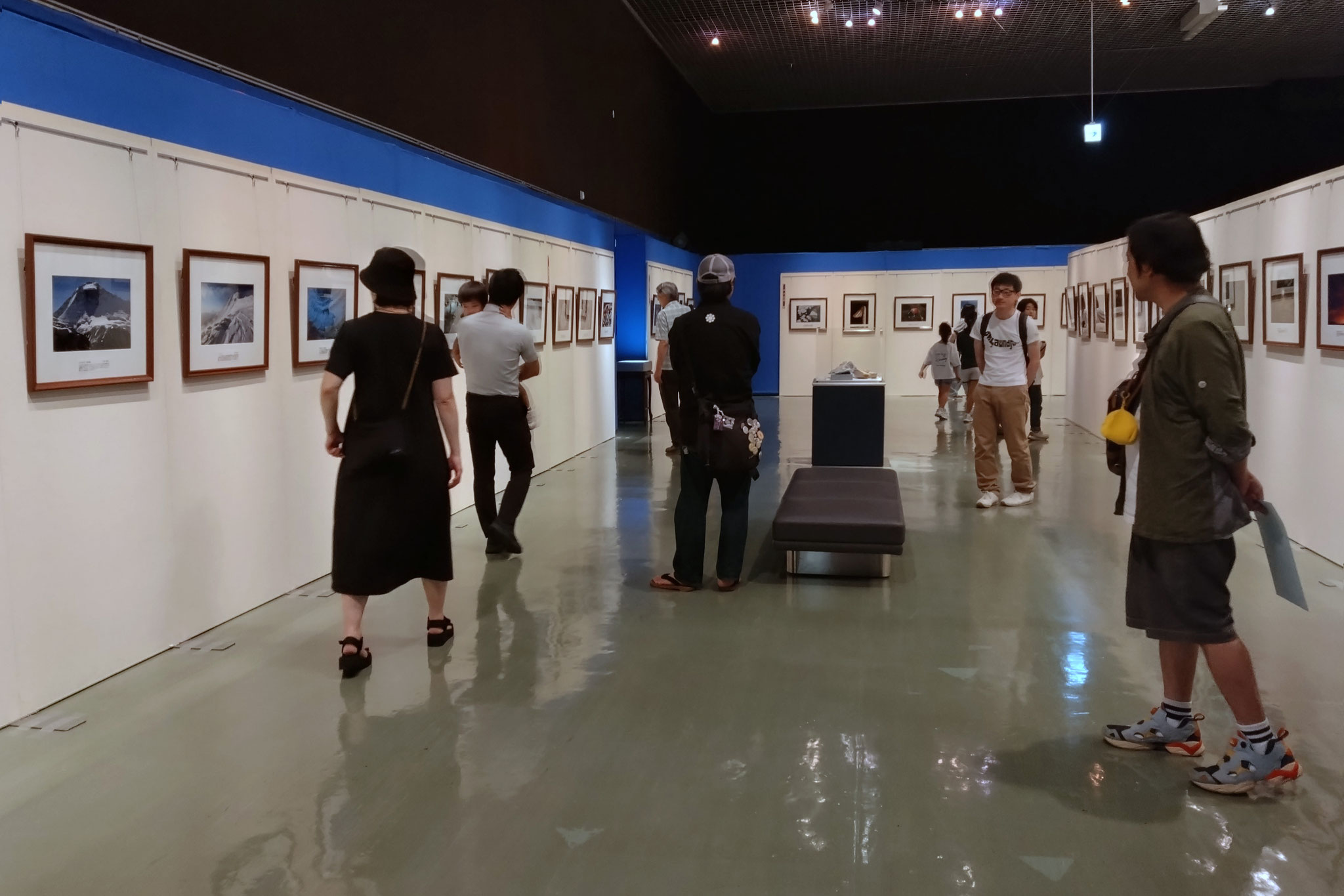 ①最終日展示場の様子