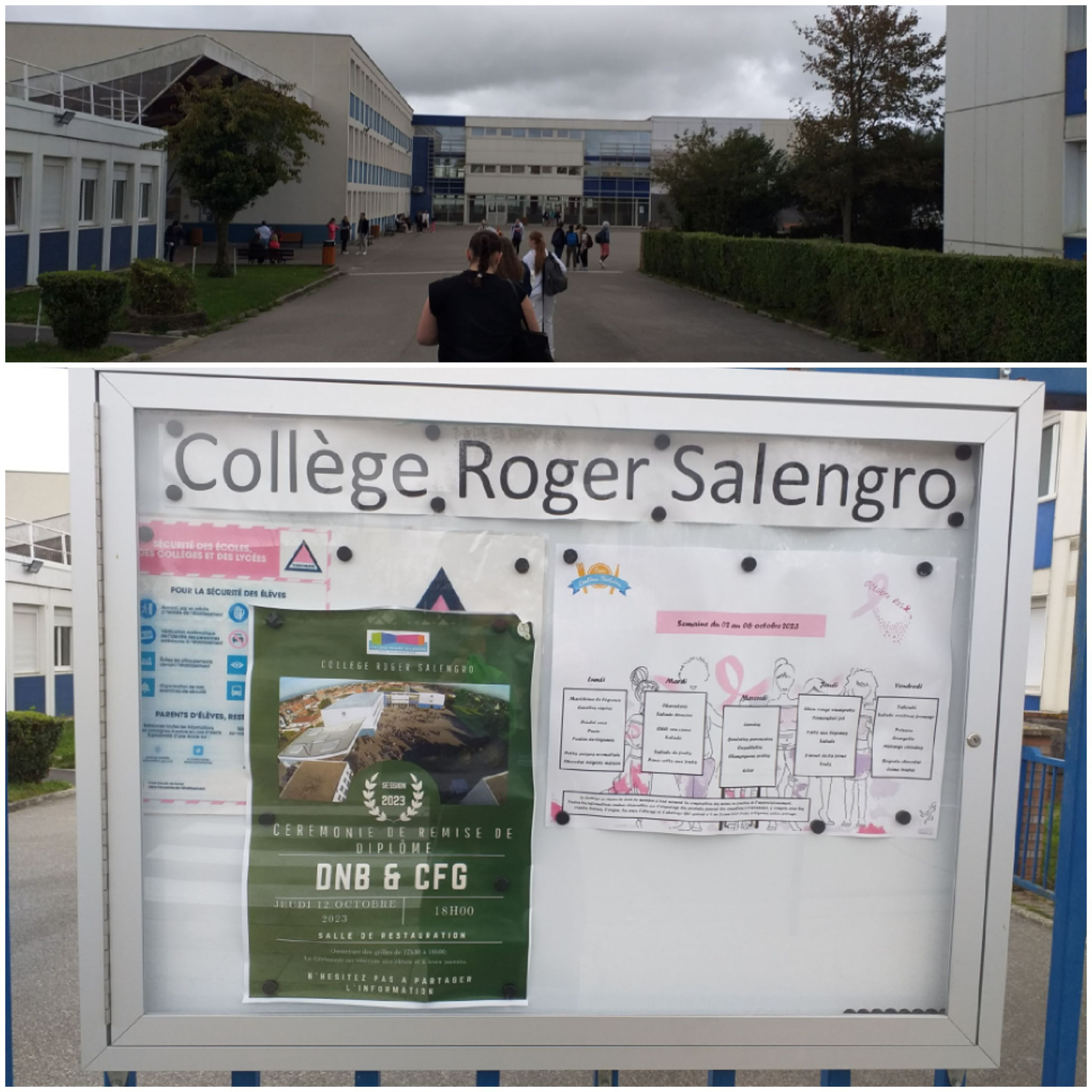 SAINT-MARTIN-LES-BOULOGNE COLLÈGE ROGER SALENGRO LE 3/10/2023