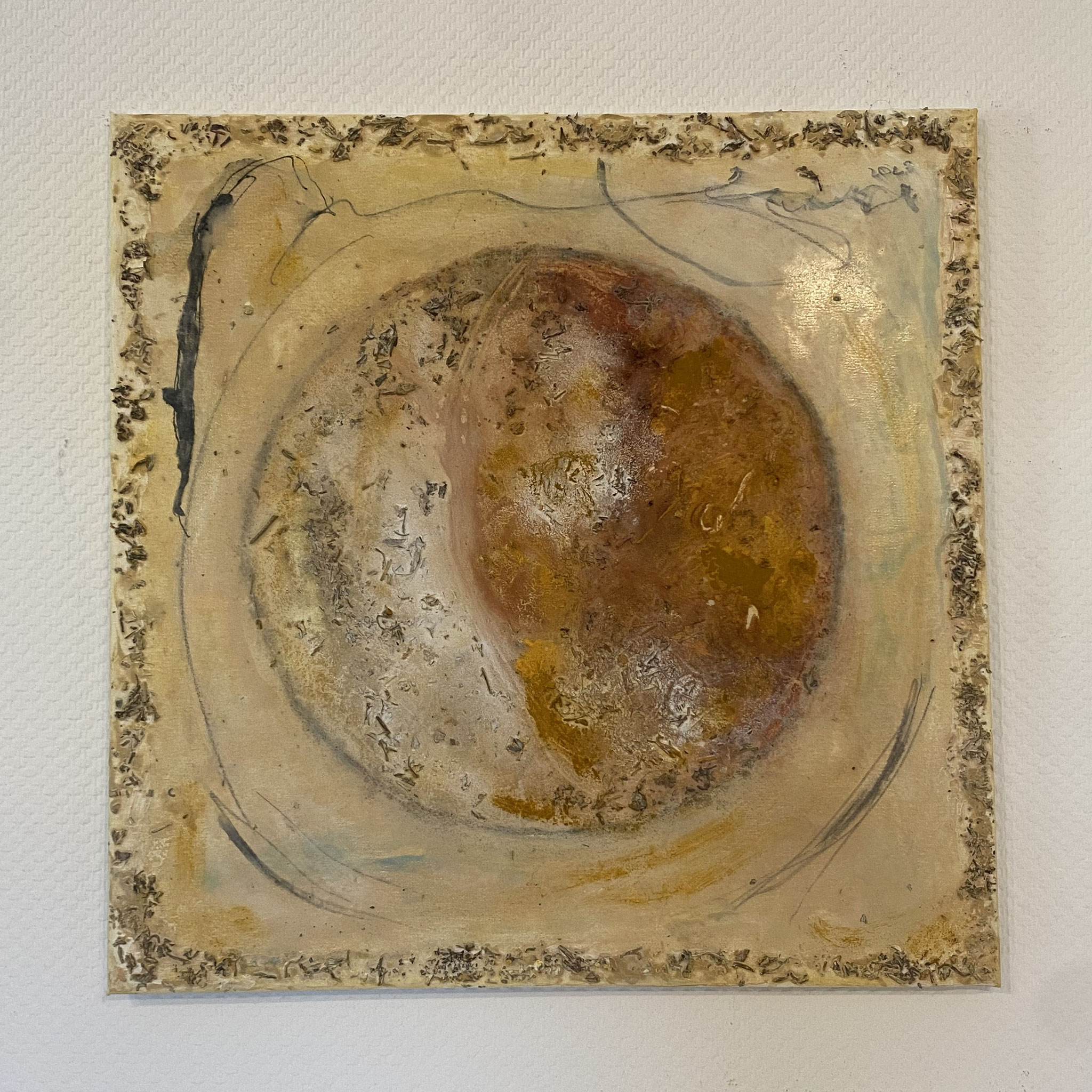 0923 - Mondlandschaft - 40 x 40 cm 