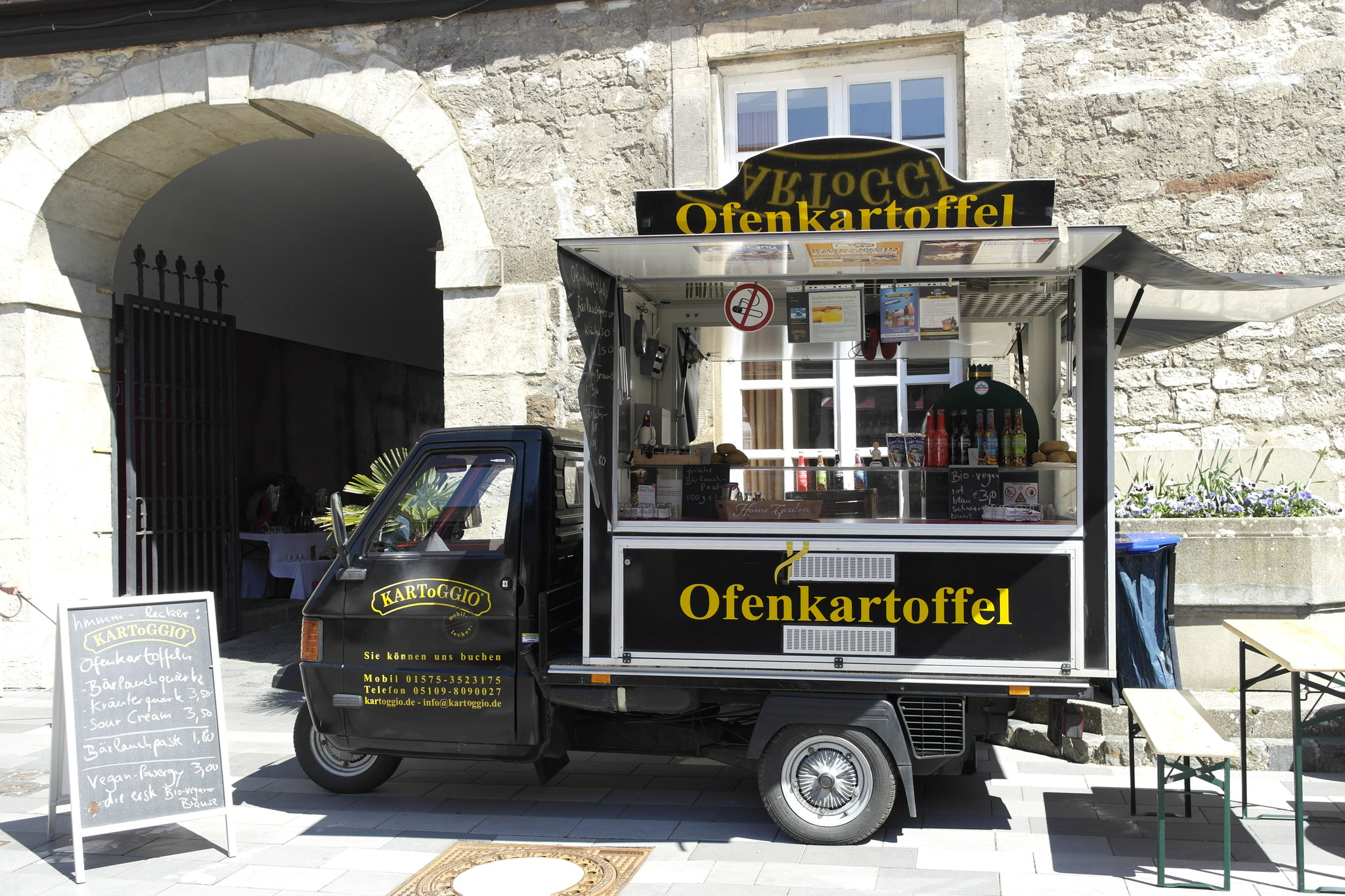 ofenkartoffelape im Schloss Wolfenbüttel