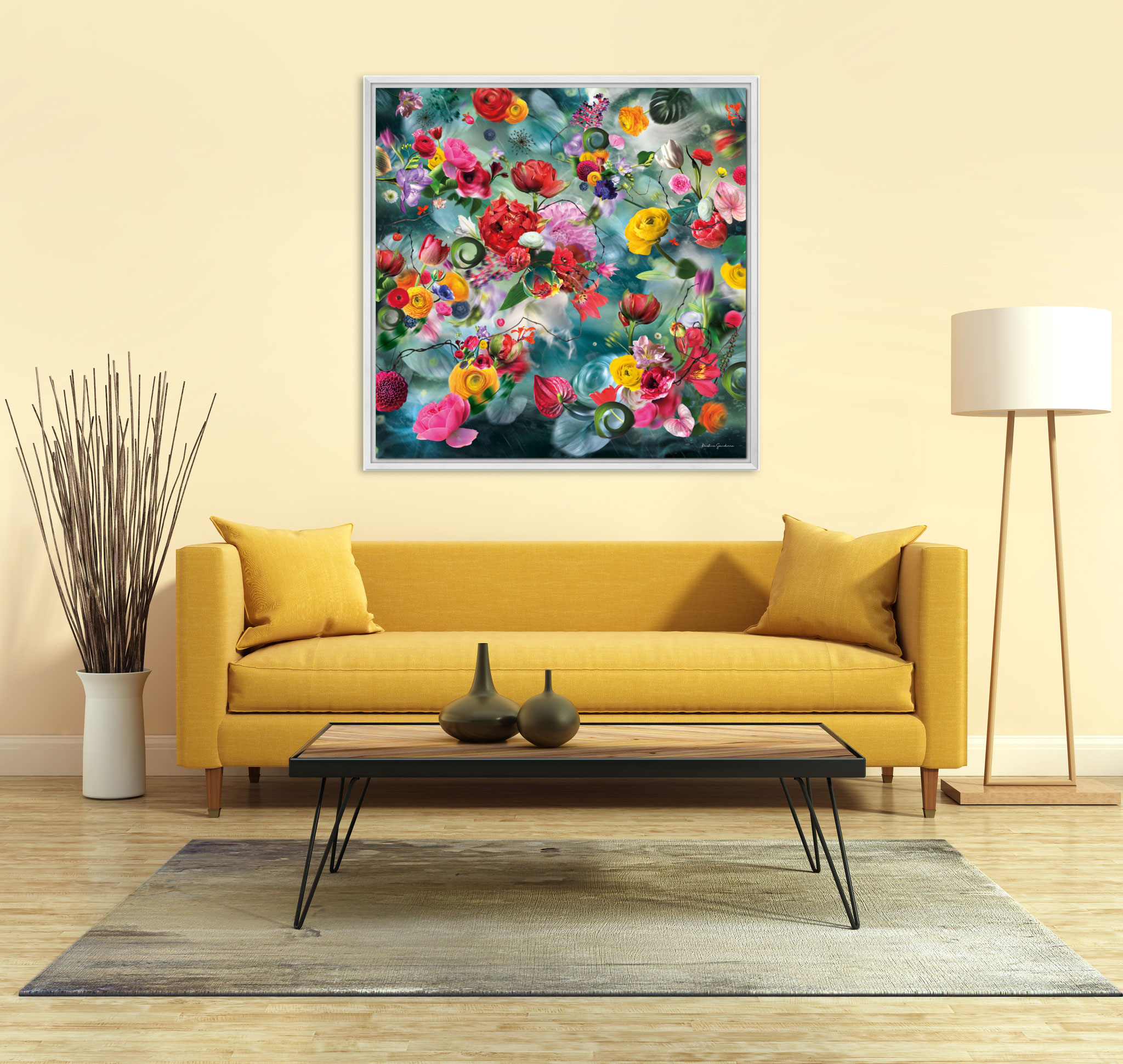 Regeneration 100x100cm