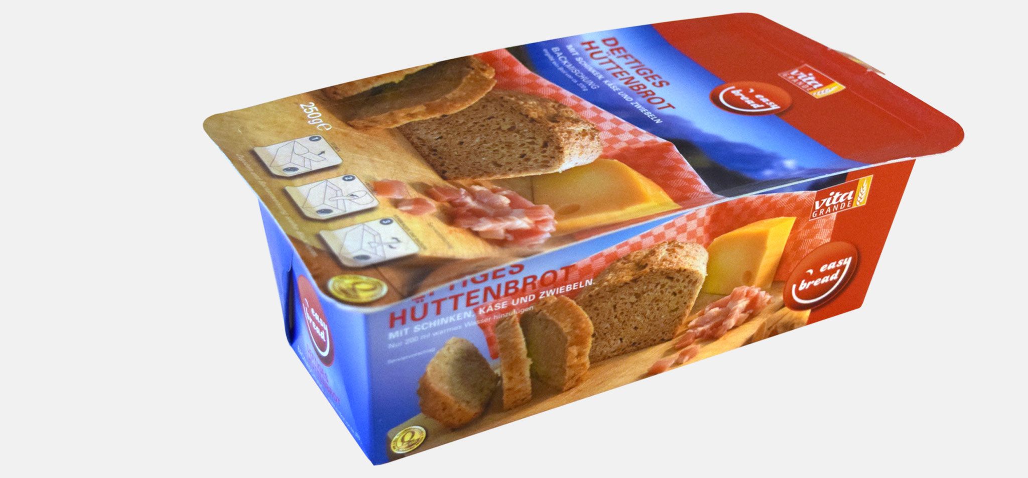 FLECHTORFER MÜHLE | verpackung vita grande easy bread – infragrau, gute gestaltung 