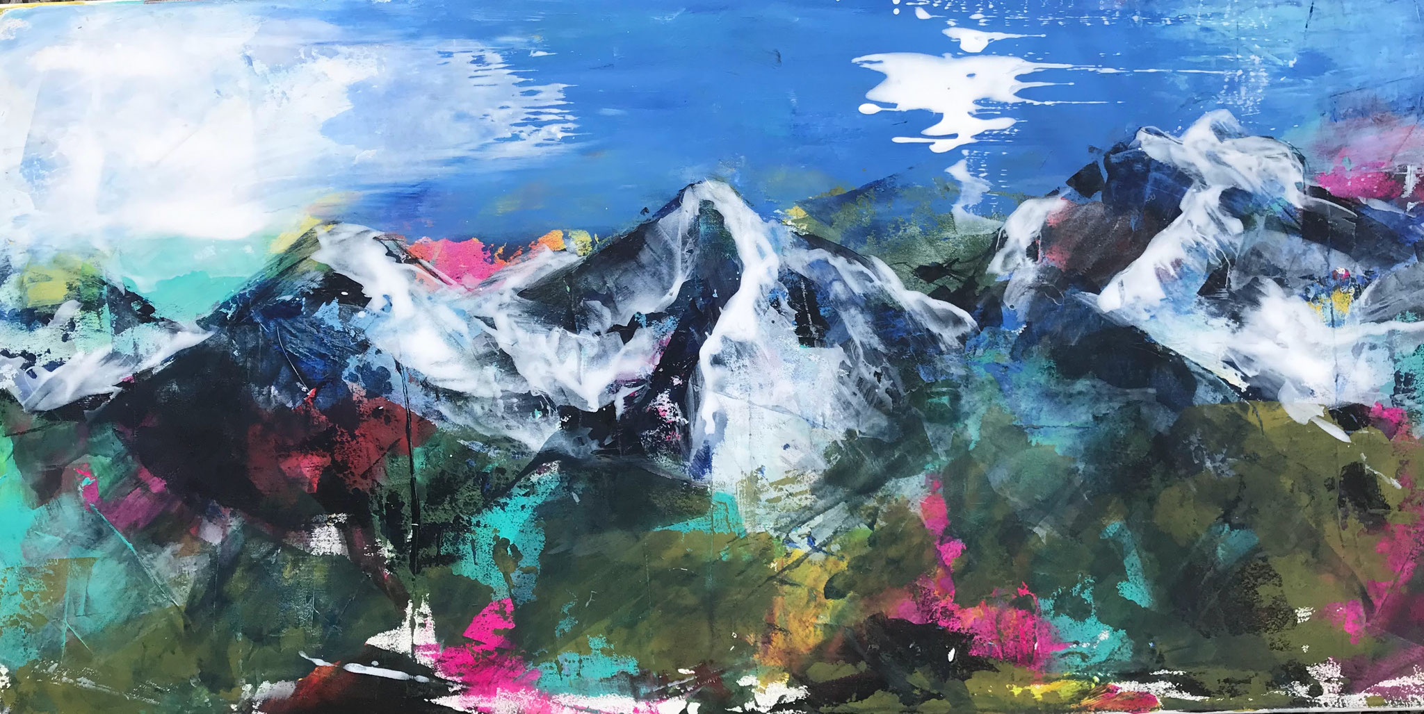 Eiger Mönch Jungfrau 50x100