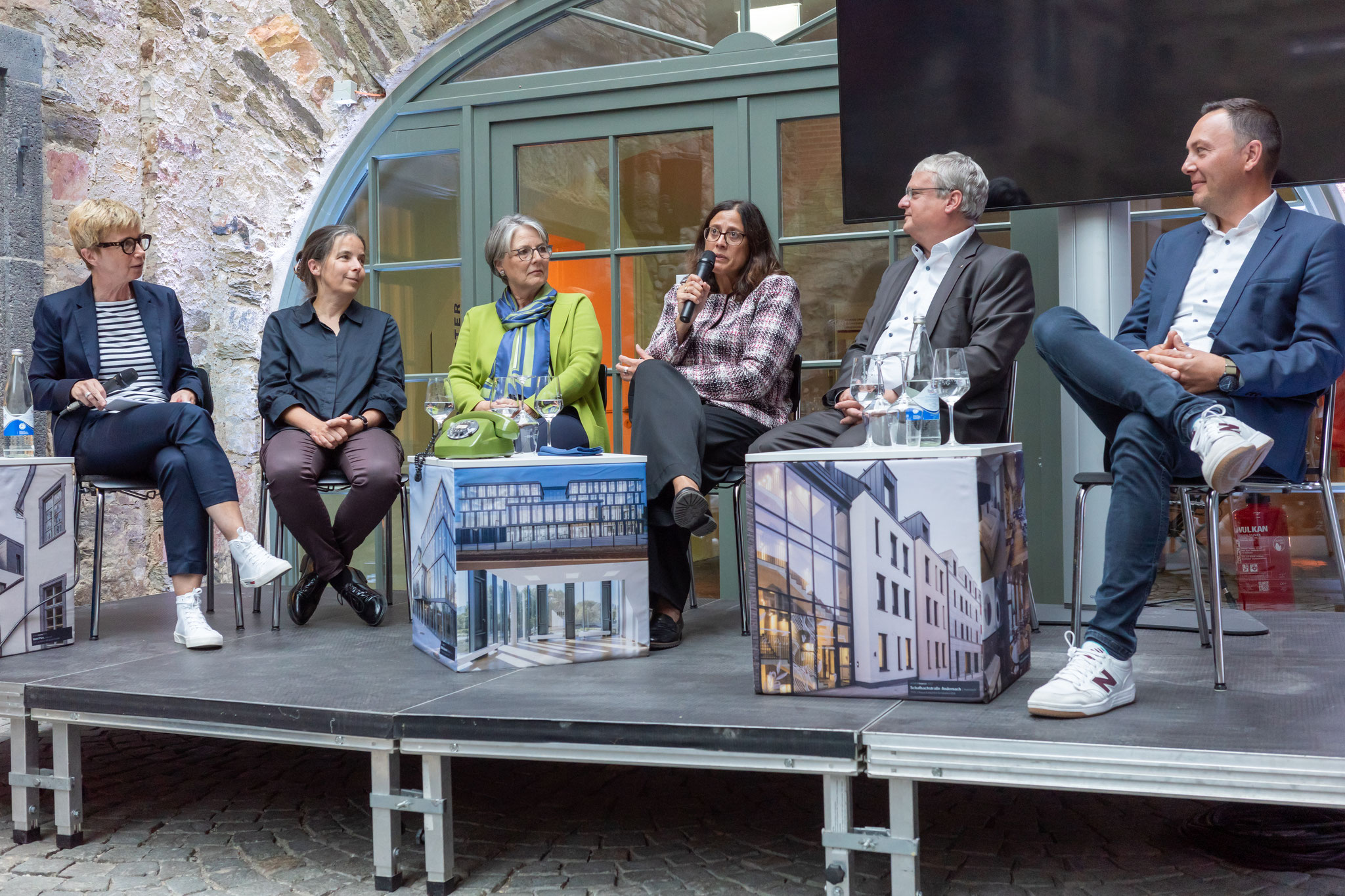 v.L. Alexandra May, Edda Kurz, Prof. Dr. Regina Stephan, Sandra Baumbach, Adalbert Fettweiß, David Meurer